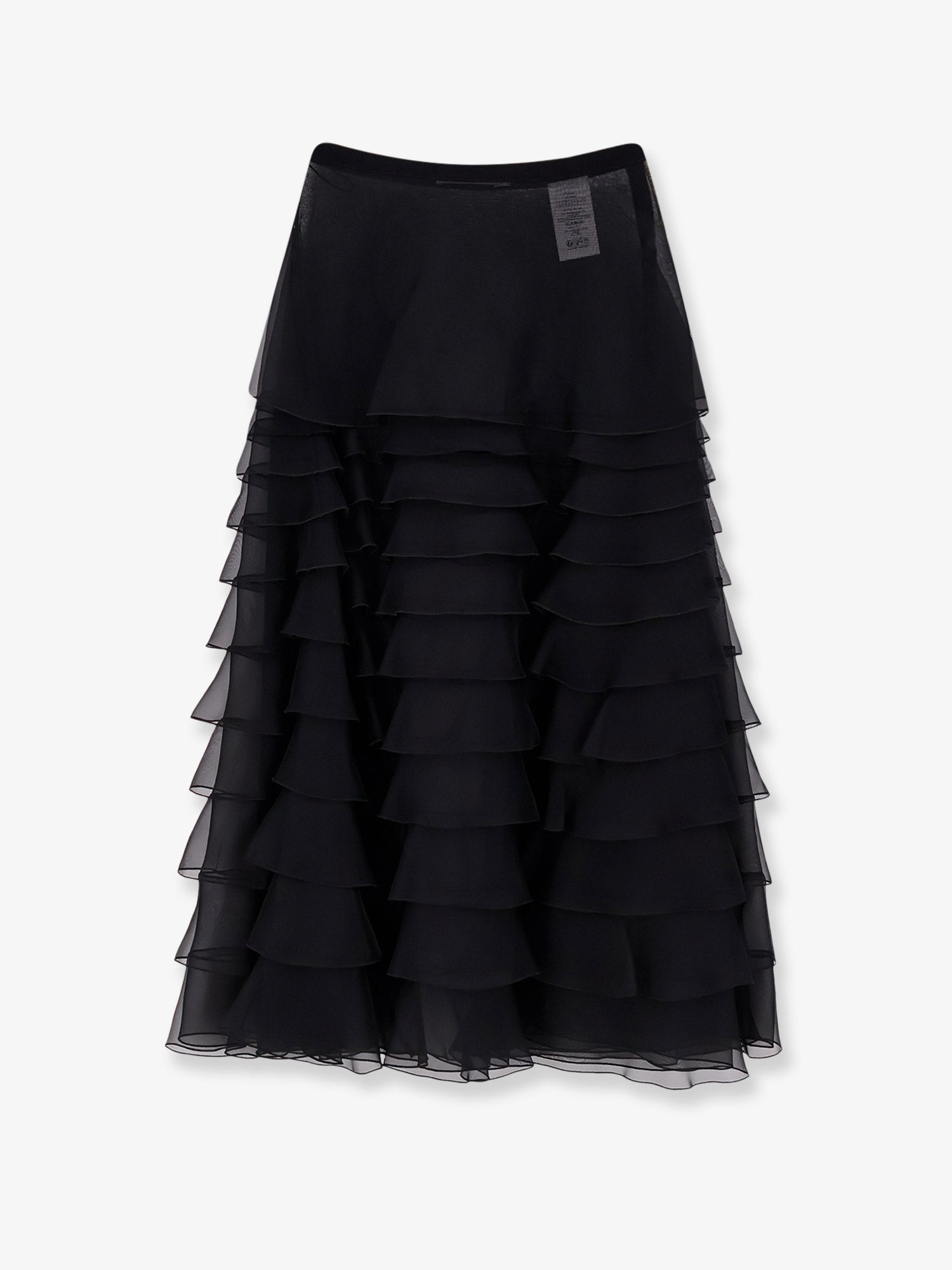 Dior Voile Ruffle Skirt
