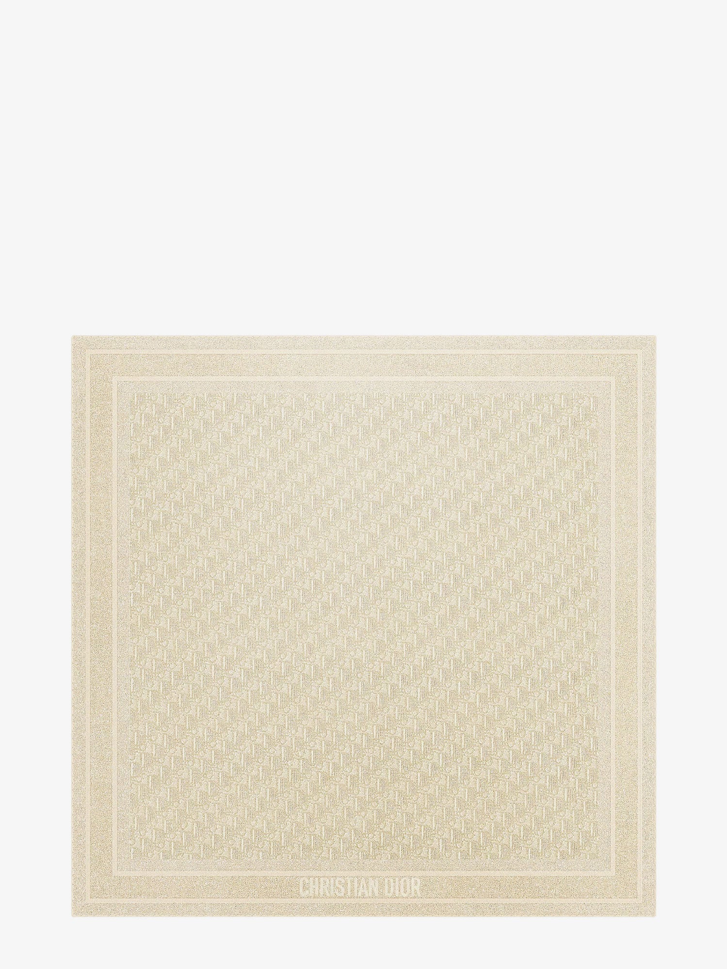 Dior Dior Oblique Lurex Silk Foulard