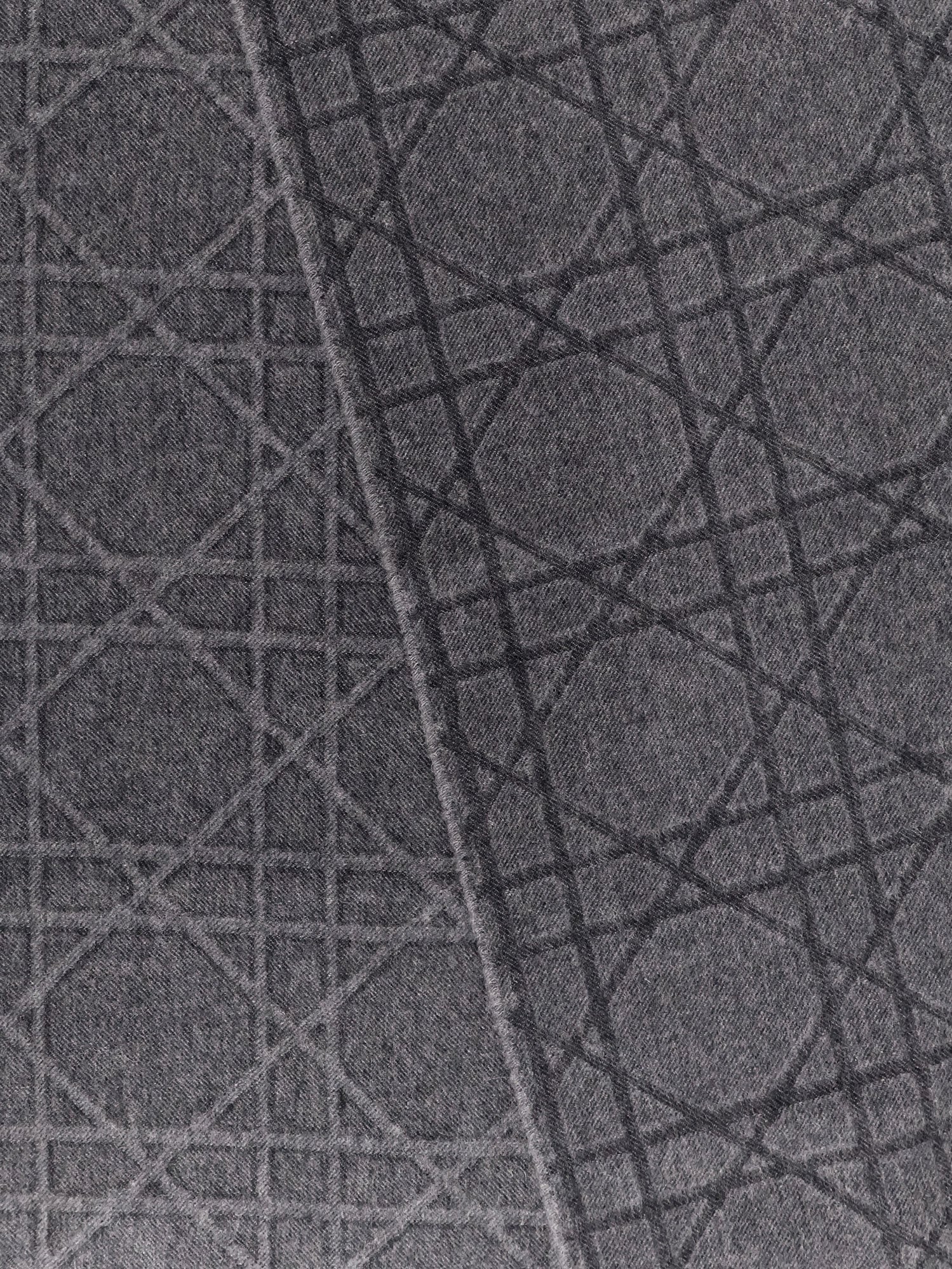 Dior Cannage Cashmere And Wool Scarf