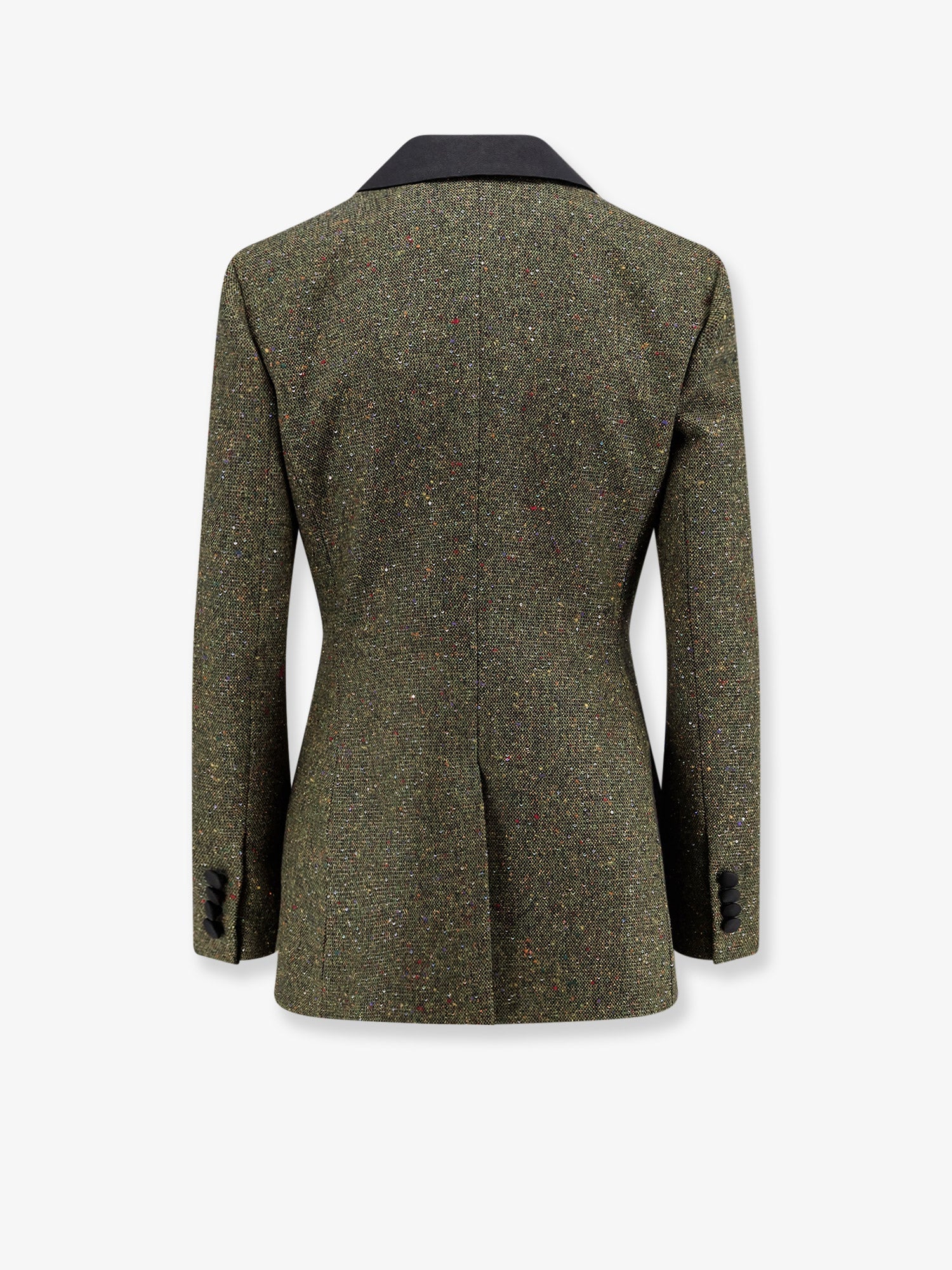 Dior Fitted Silk And Virgin Wool Blend Tweed Blazer