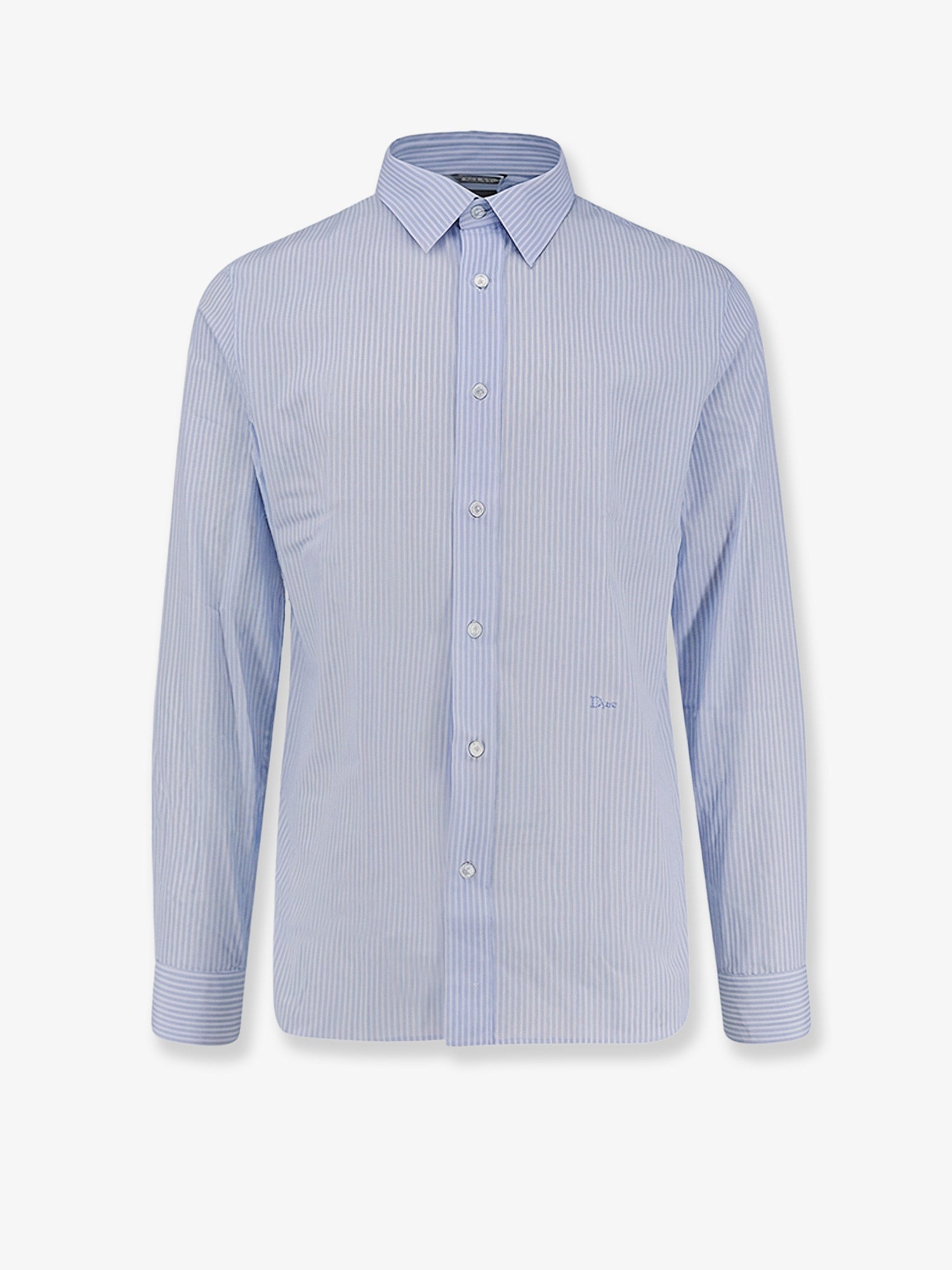 Dior Cotton Shirt With Striped Motif