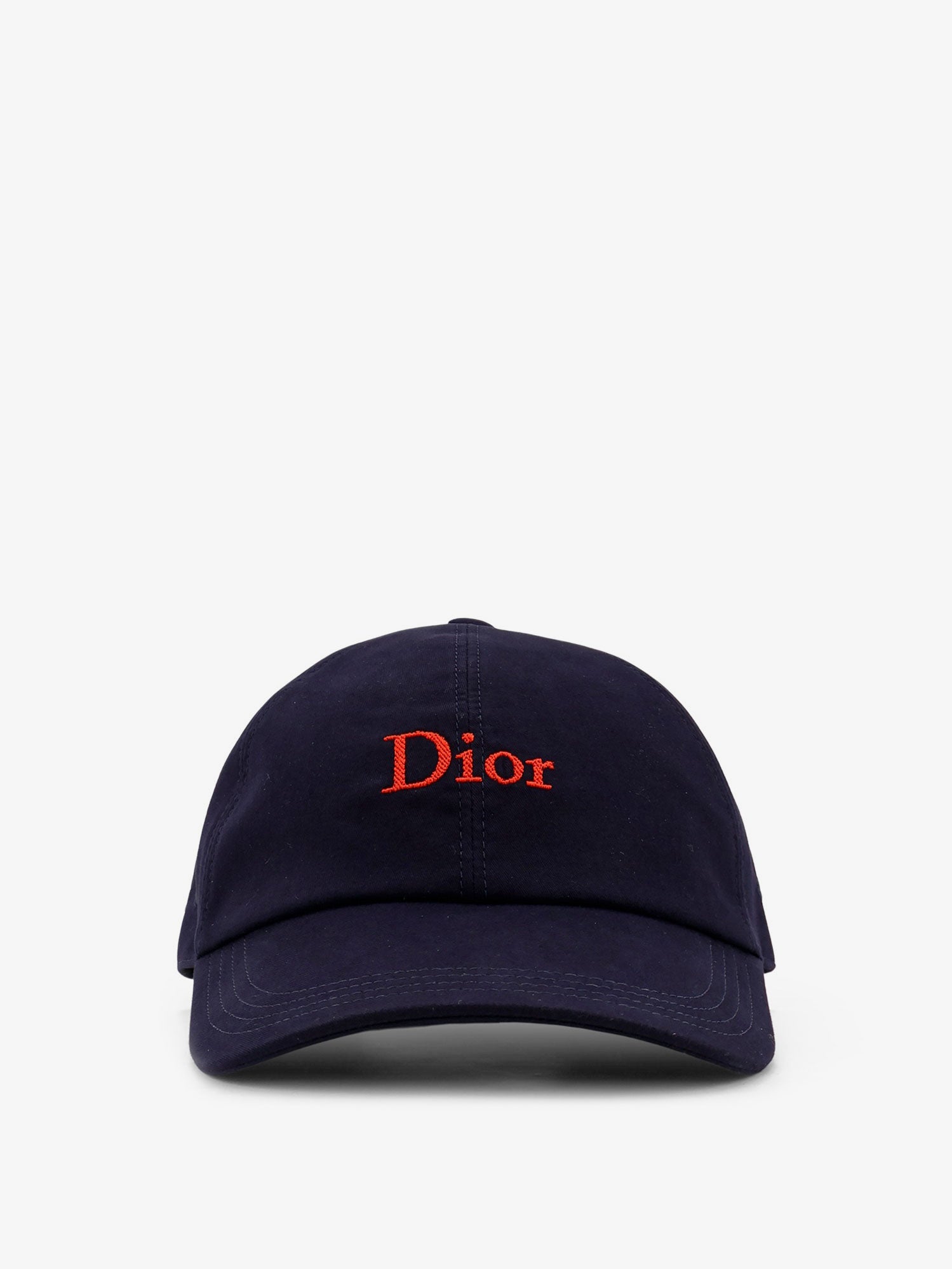 Dior Cotton Hat With Embroidered Logo On The Front