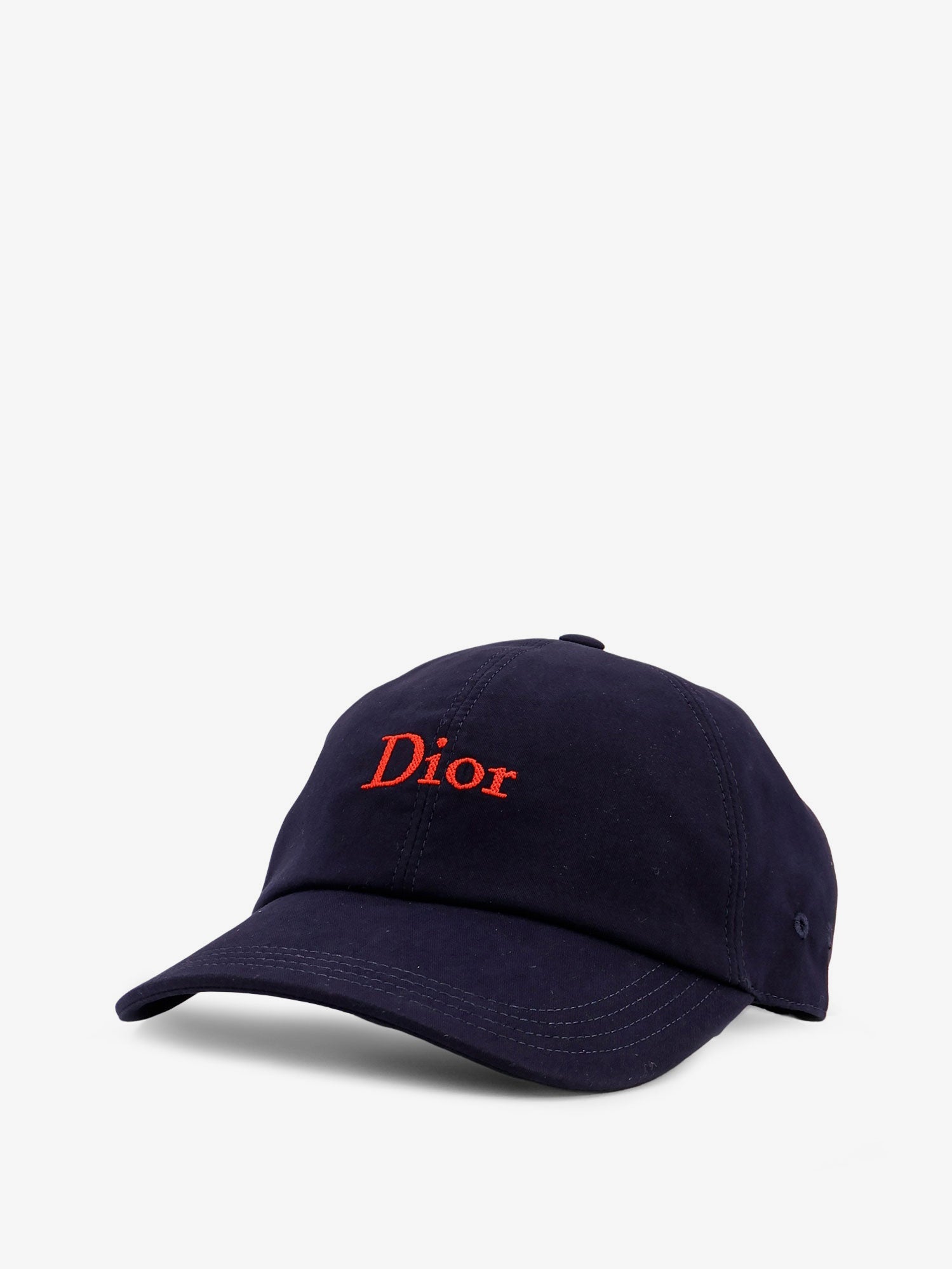 Dior Cotton Hat With Embroidered Logo On The Front