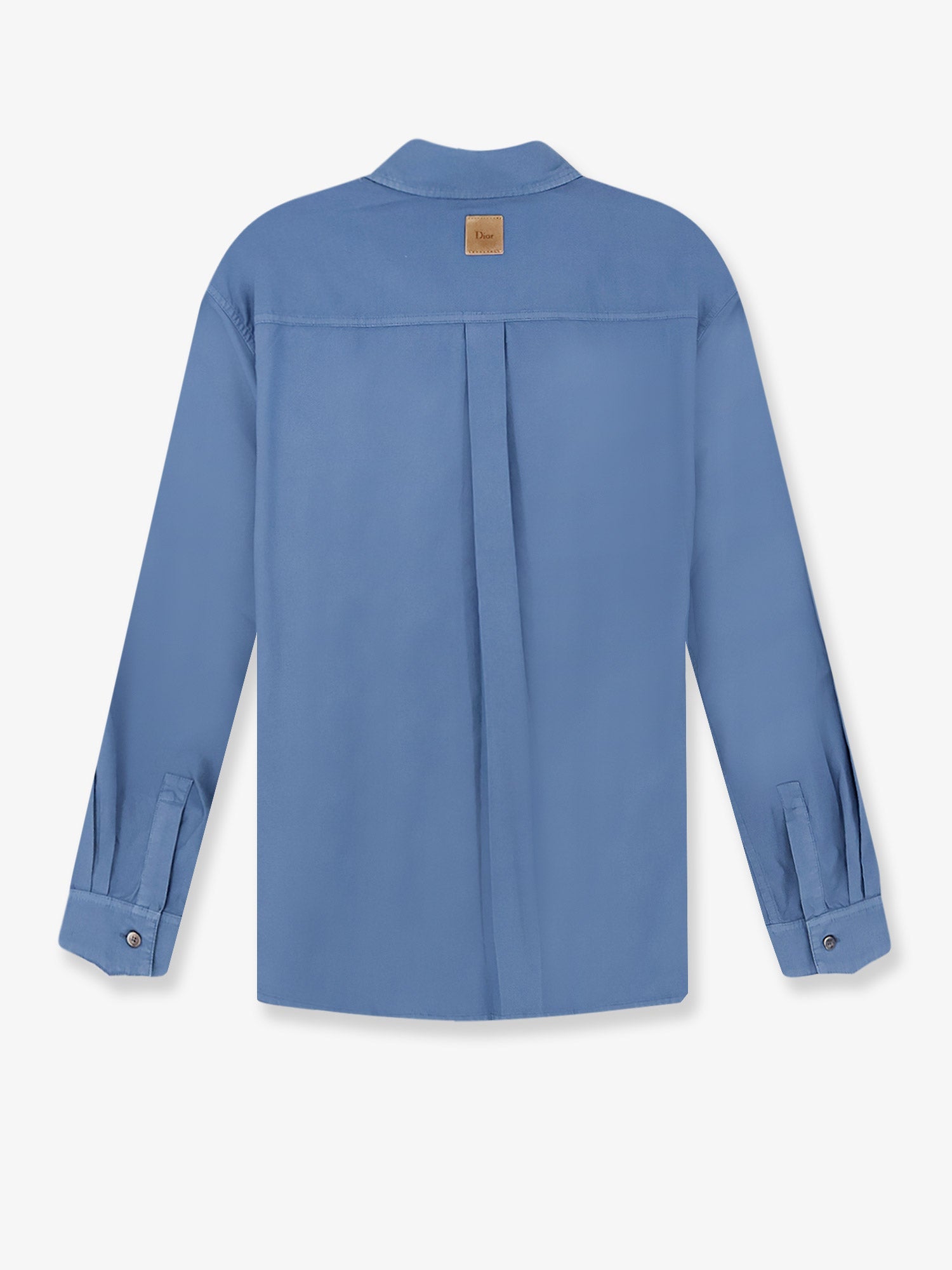 Dior Cotton Shirt With Book Cover Embroidery