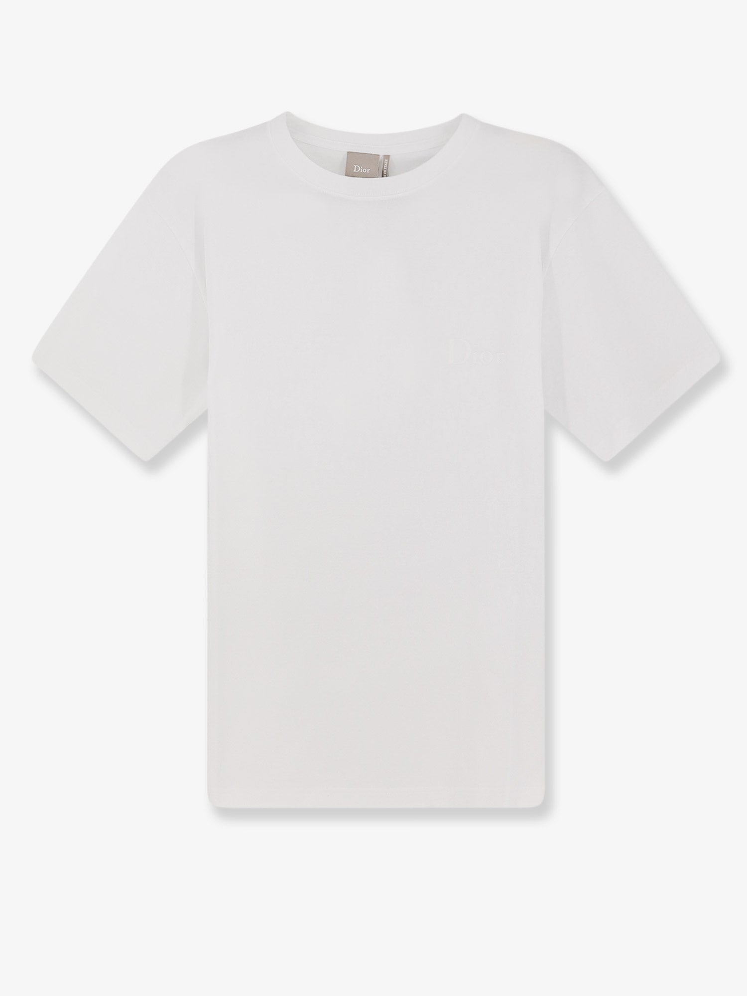Dior Cotton T-shirt With Embroidered Logo