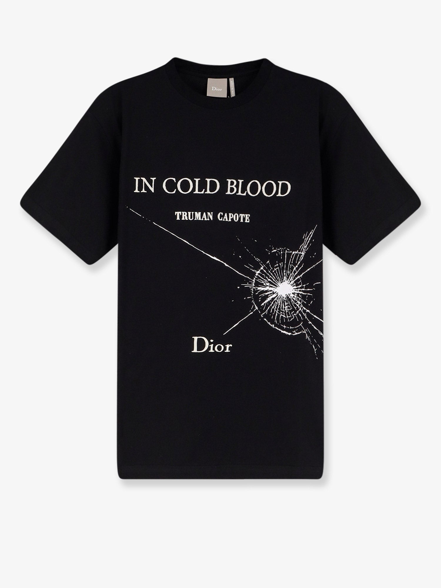 Dior Cotton T-shirt With Book Cover Print