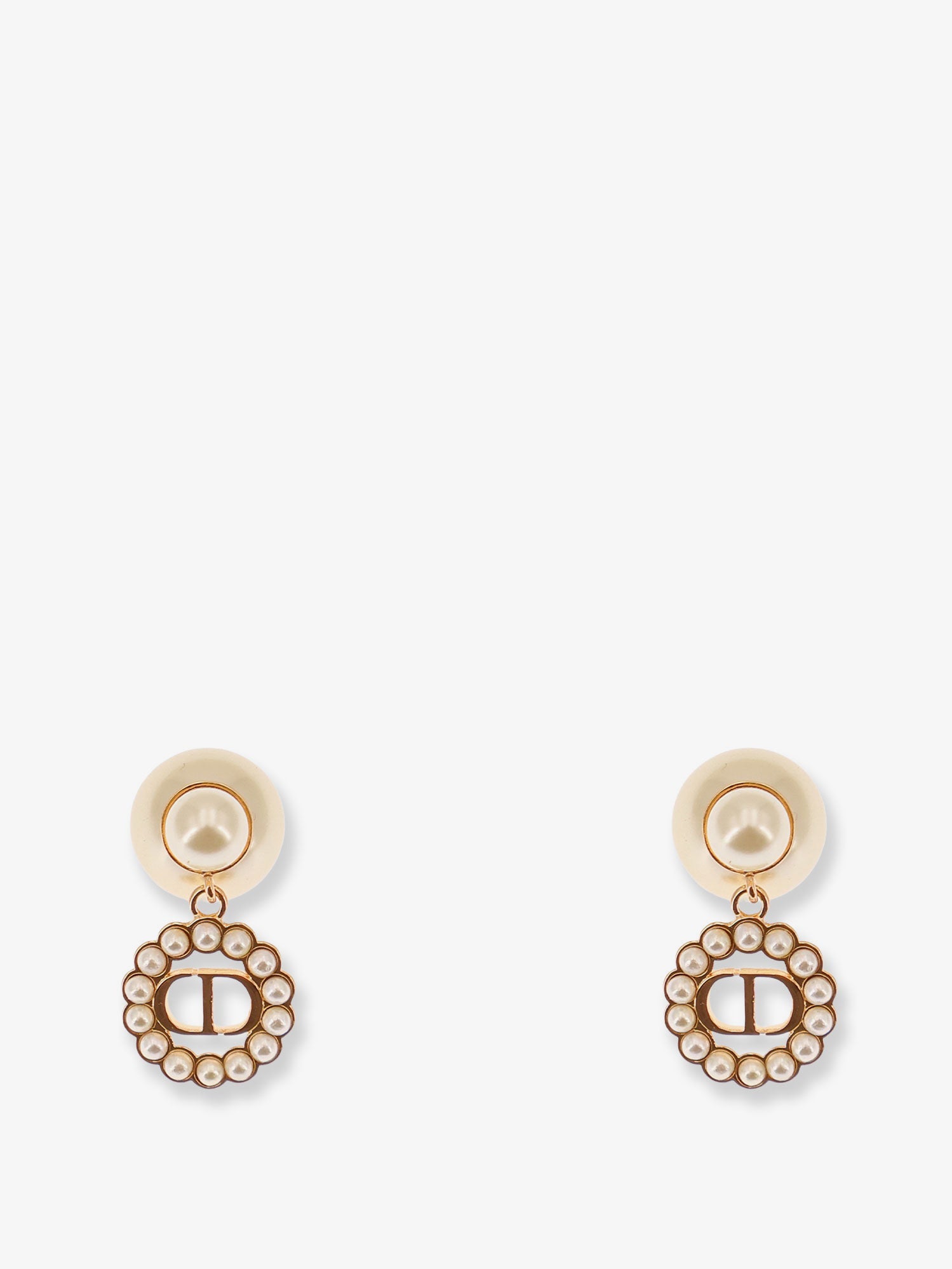 Dior Metal Dior Tribales Earrings With Gold Finishes
