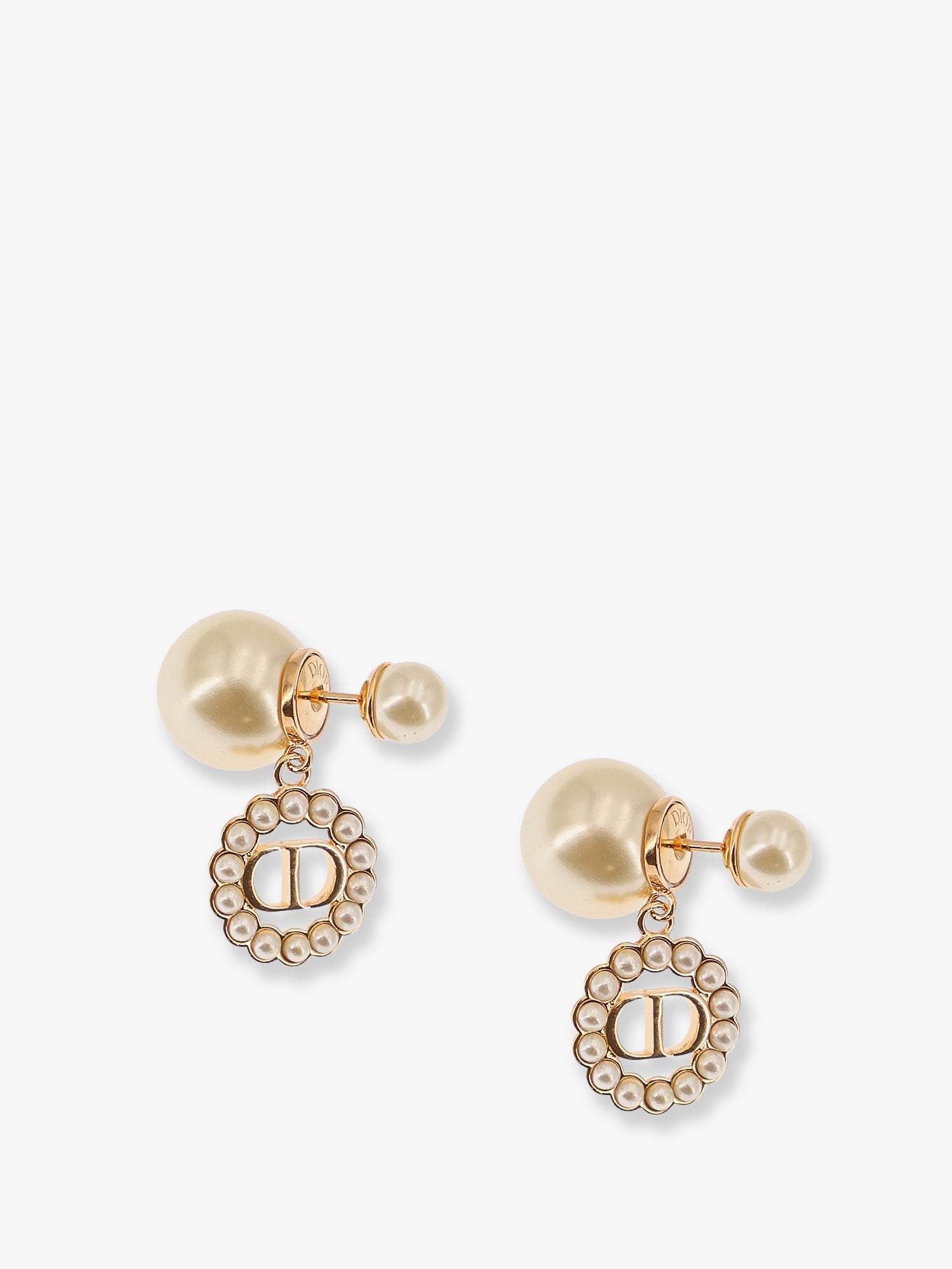 Dior Metal Dior Tribales Earrings With Gold Finishes