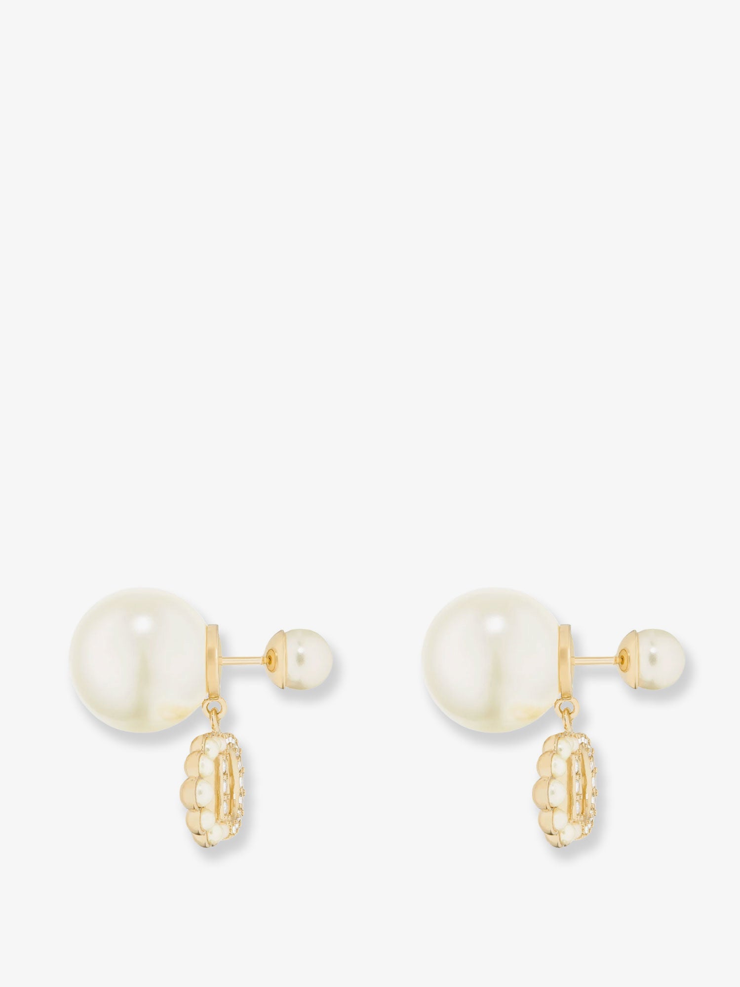 Dior Dior Tribales Metal Earrings With Gold Finish Metal