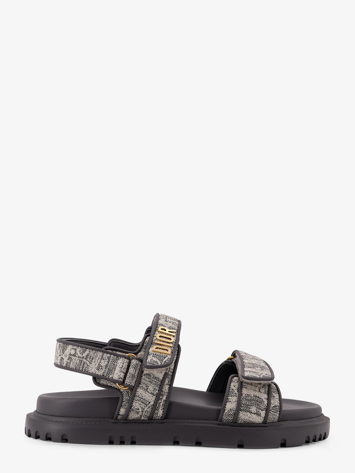 Dior Canvas Dioract Flat Sandals