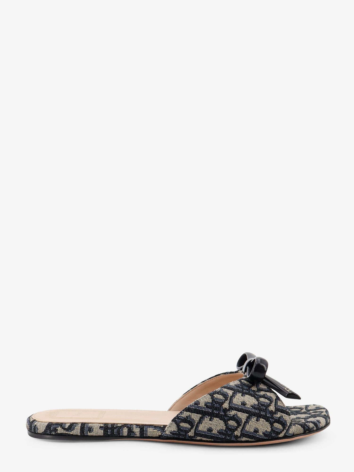 Dior Dior Bow Dior Oblique Fabric Sandals