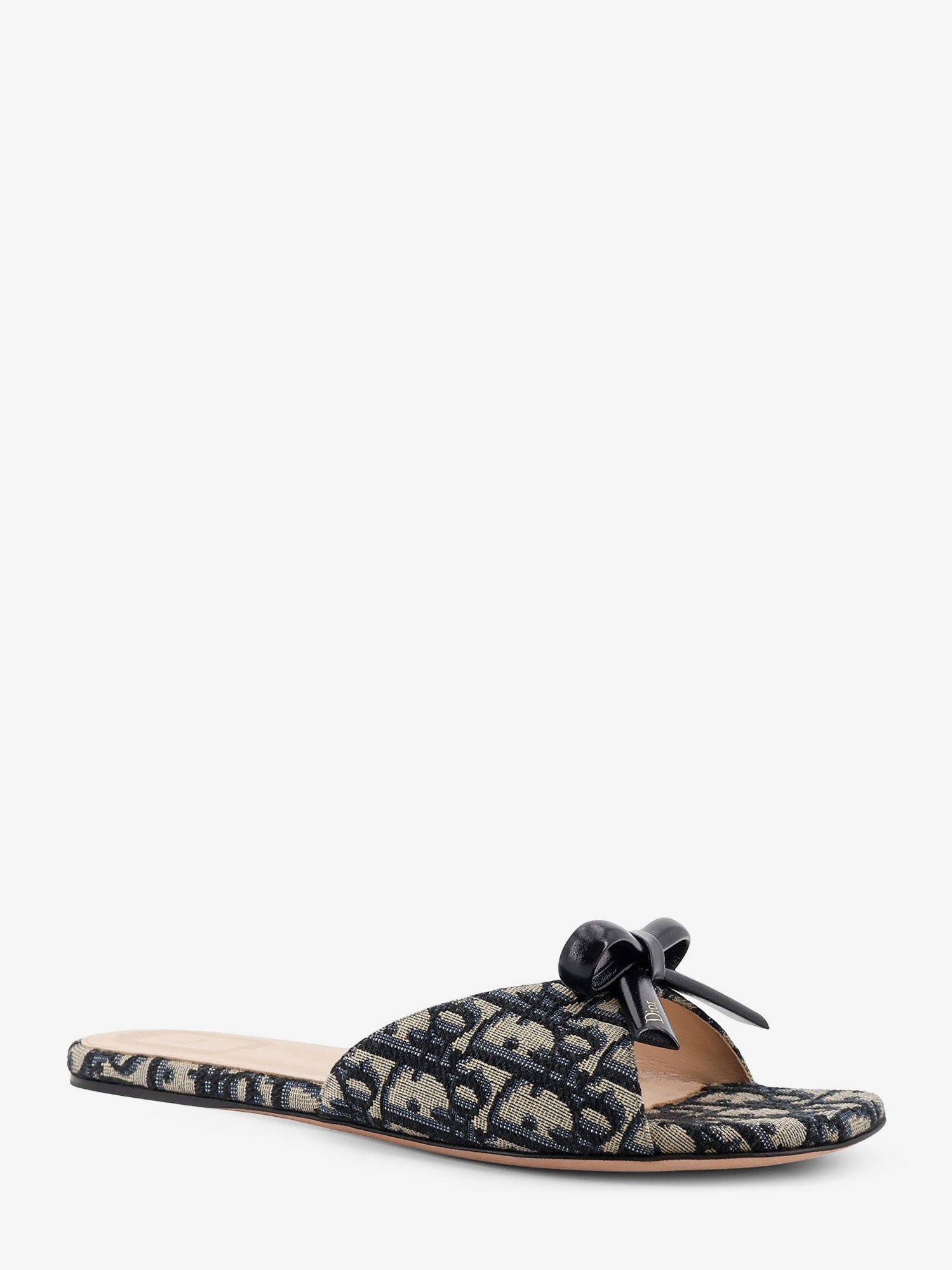 Dior Dior Bow Dior Oblique Fabric Sandals