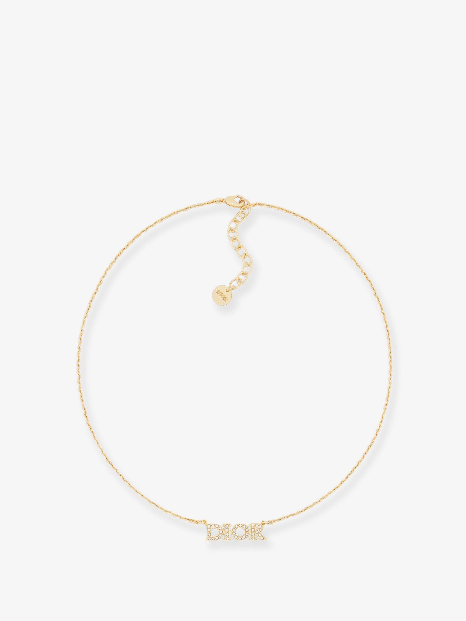 Dior Diorevolution Metal Necklace With Gold Finishes