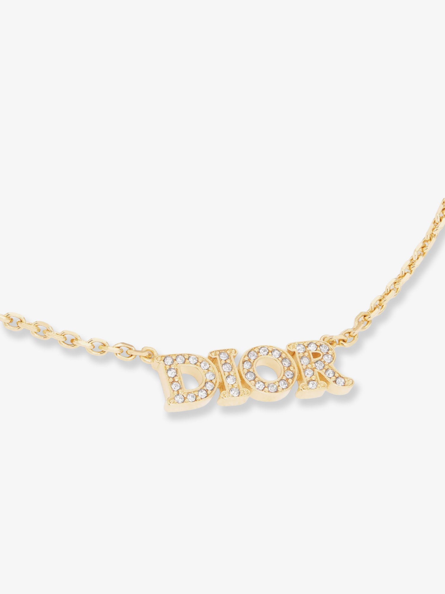 Dior Diorevolution Metal Necklace With Gold Finishes