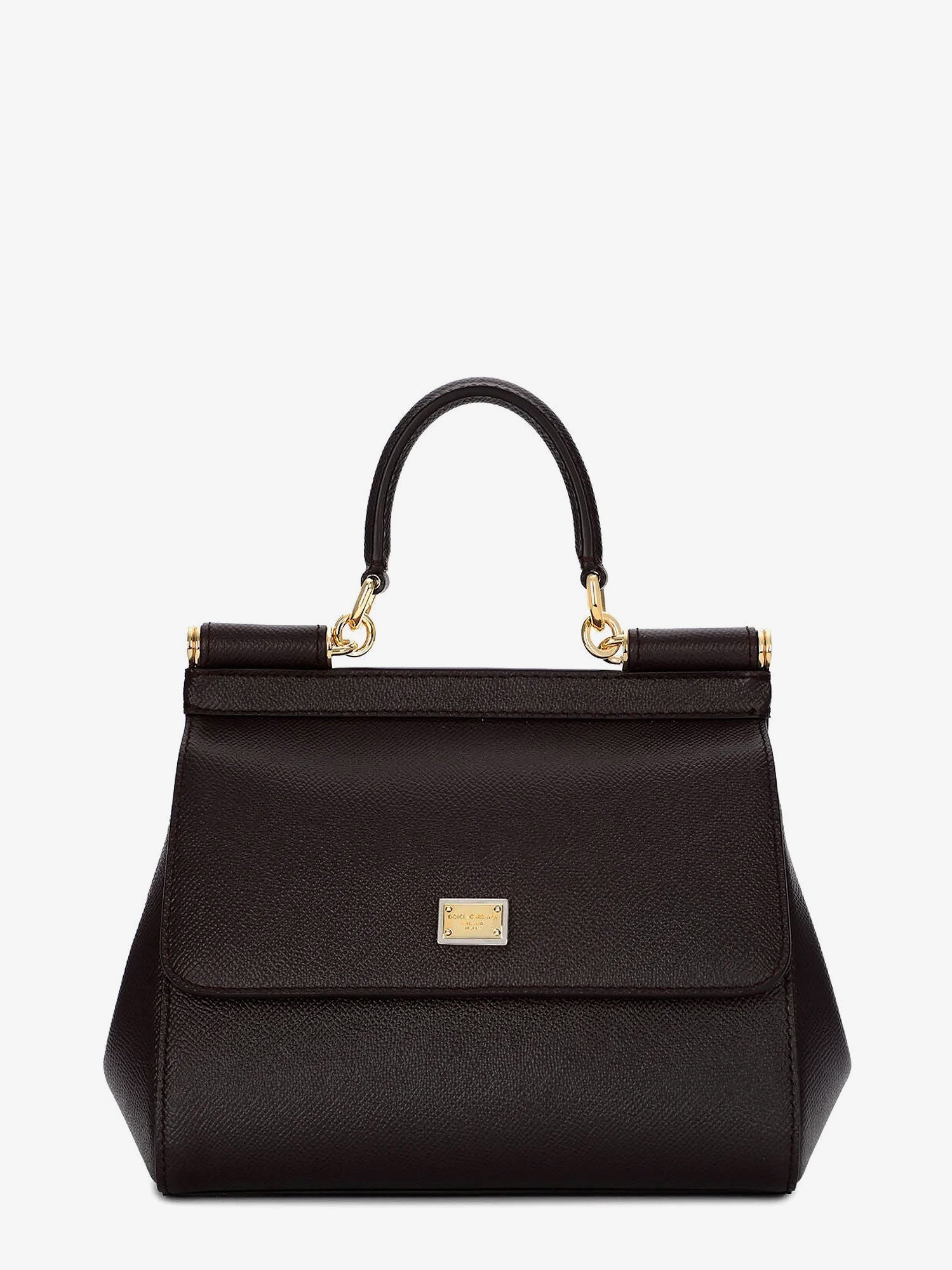 Dolce & Gabbana Sicily Medium Leather Crossbody Bag