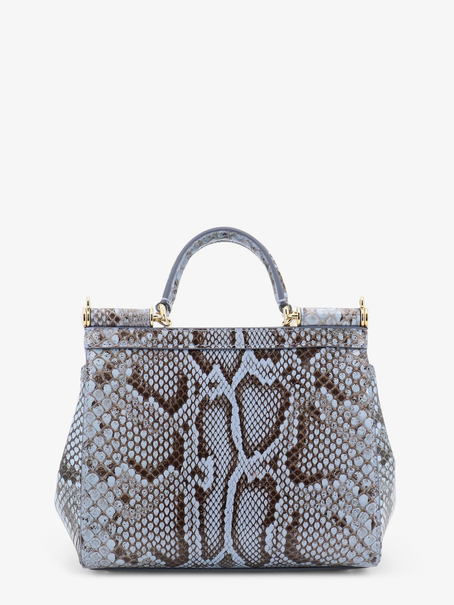 Dolce & Gabbana Sicily Python Handbag