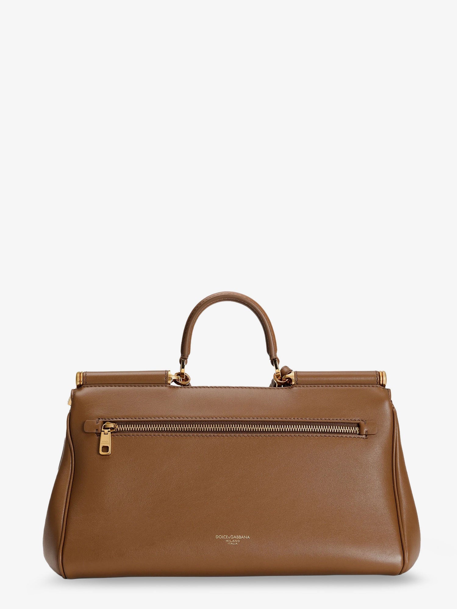 Dolce & Gabbana My Sicily Leather Crossbody Bag