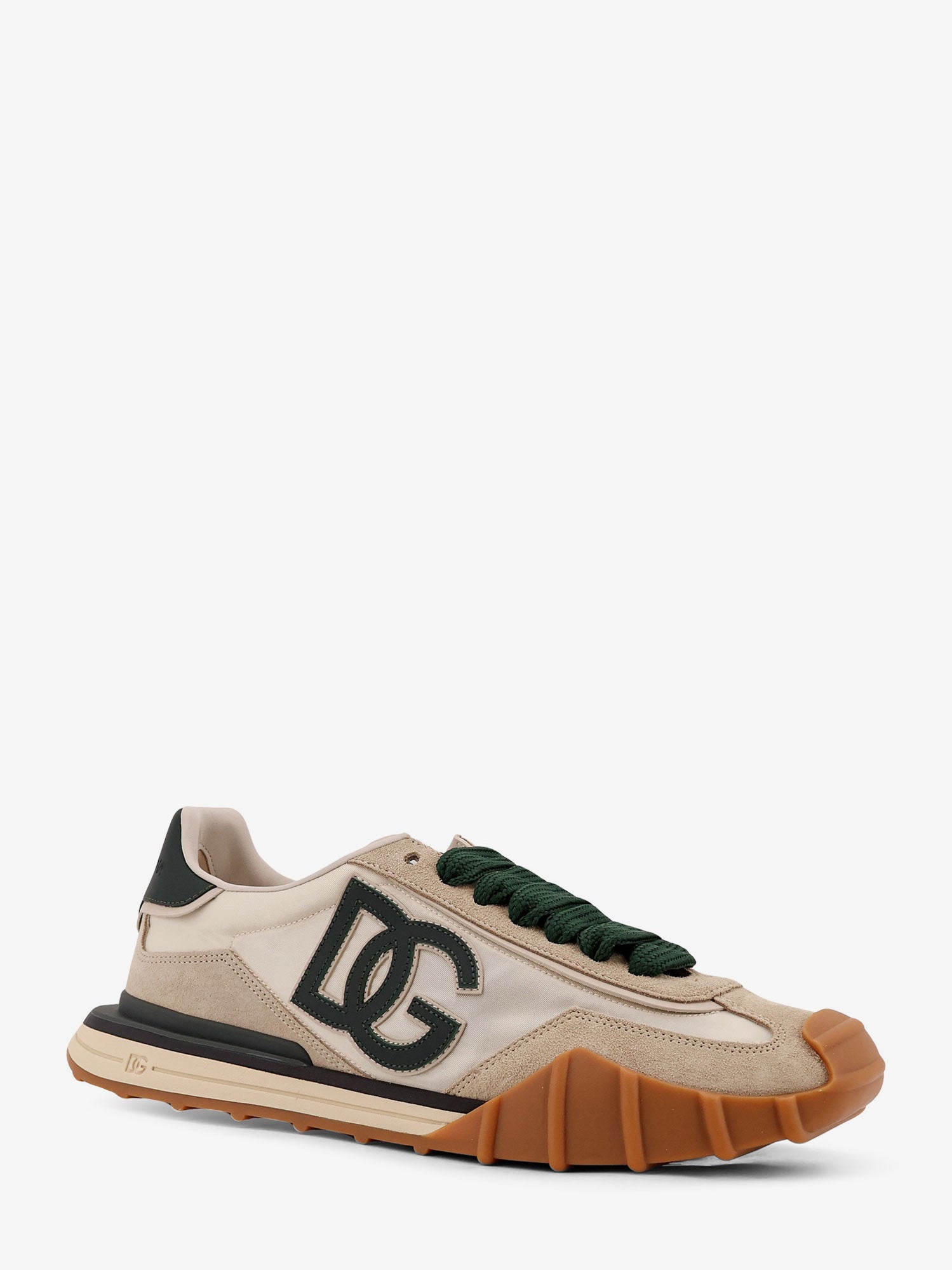 Dolce & Gabbana Nylon Sneakers With Lateral Dg Logo