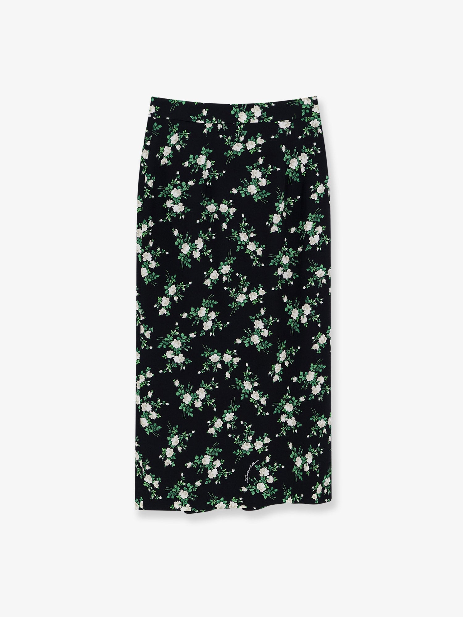 Dolce & Gabbana Silk Skirt With Floral Print
