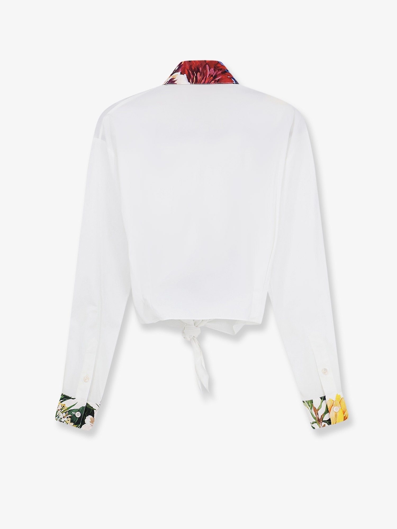 Dolce & Gabbana Cotton Shirt With Knot