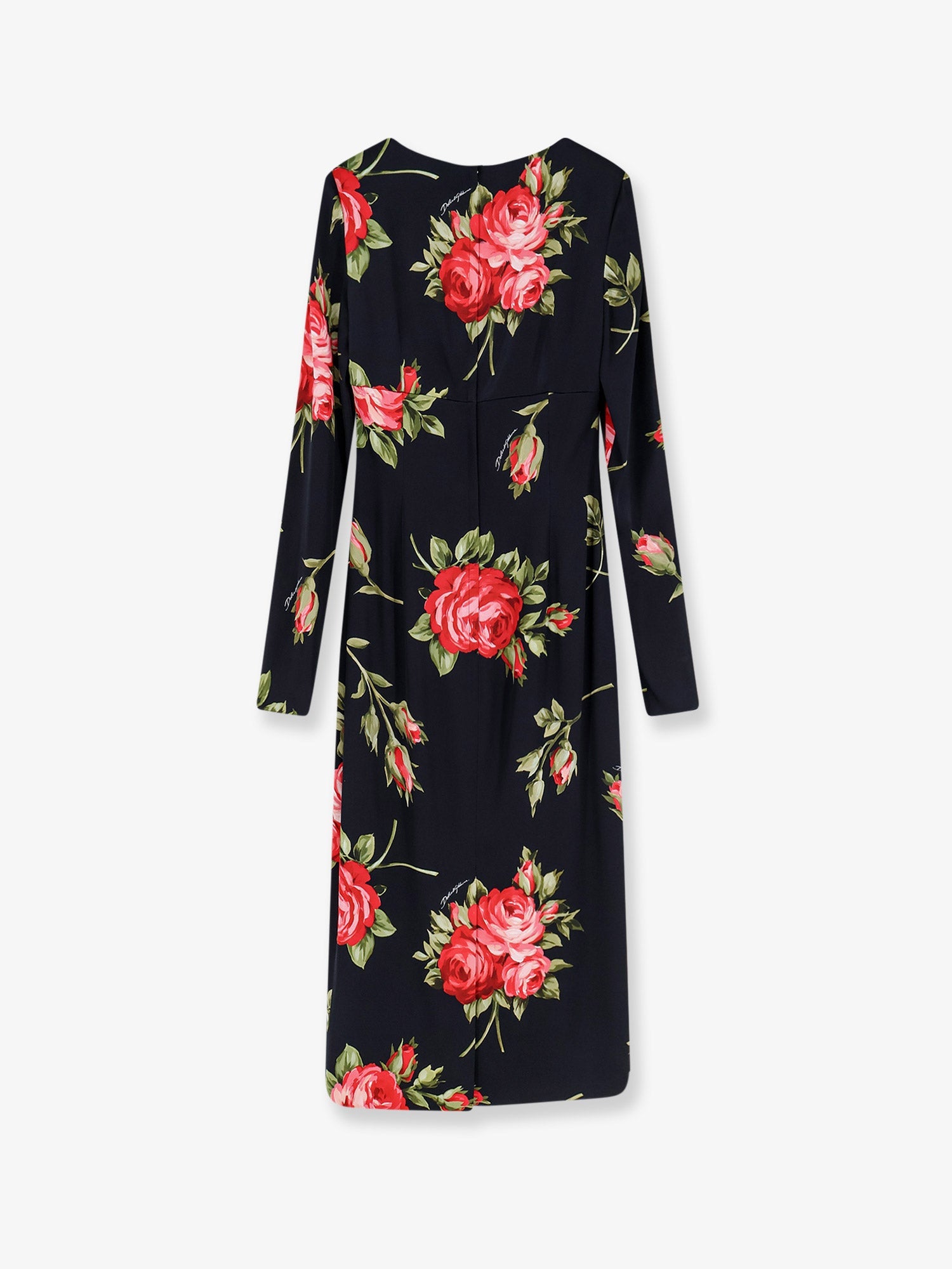 Dolce & Gabbana Viscose Dress With Iconic Print
