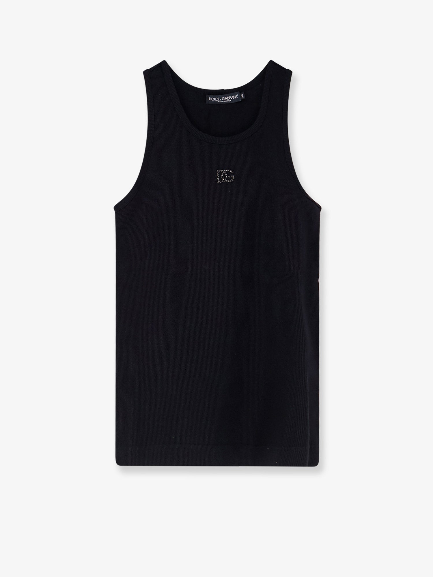 Dolce & Gabbana Ribbed Cotton Tank Top