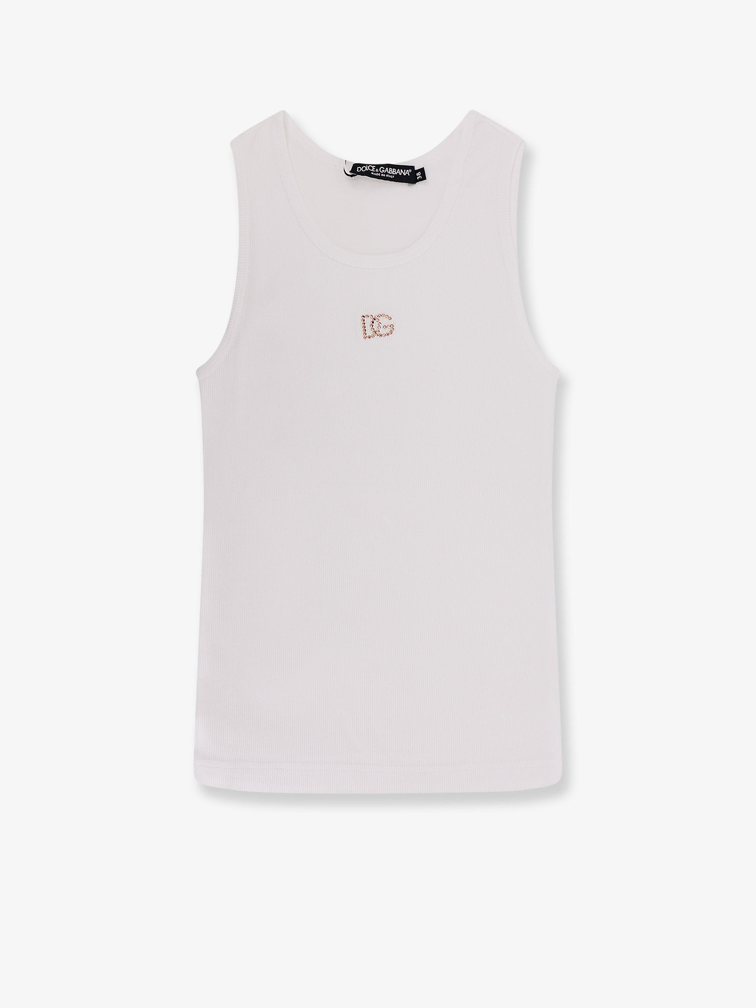 Dolce & Gabbana Ribbed Cotton Top