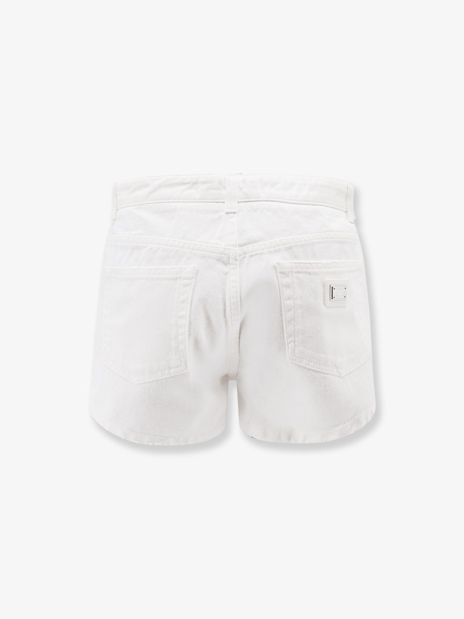 Dolce & Gabbana White Denim Shorts