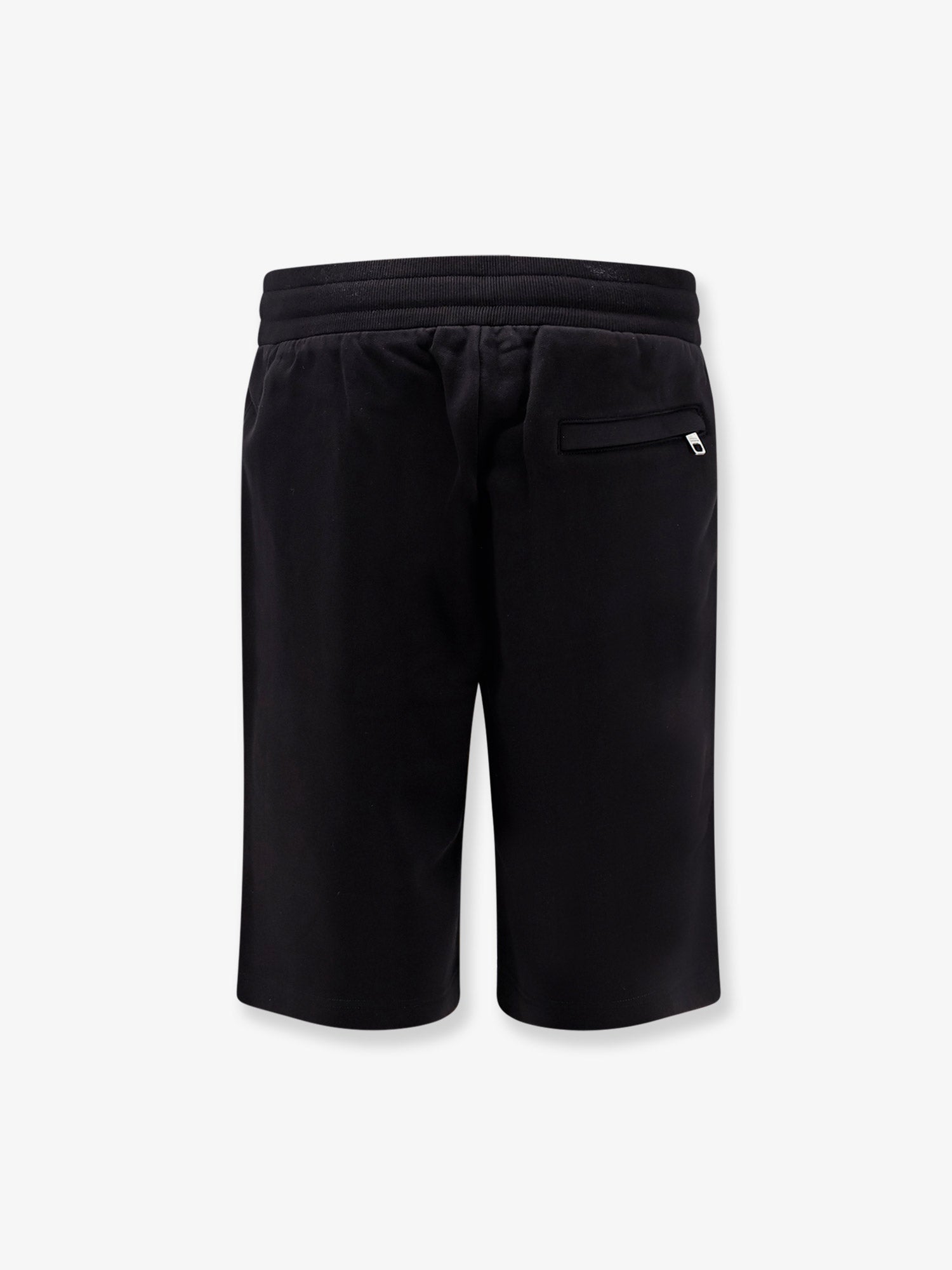 Dolce & Gabbana Cotton Bermuda Shorts With Heraldic Logo Patch