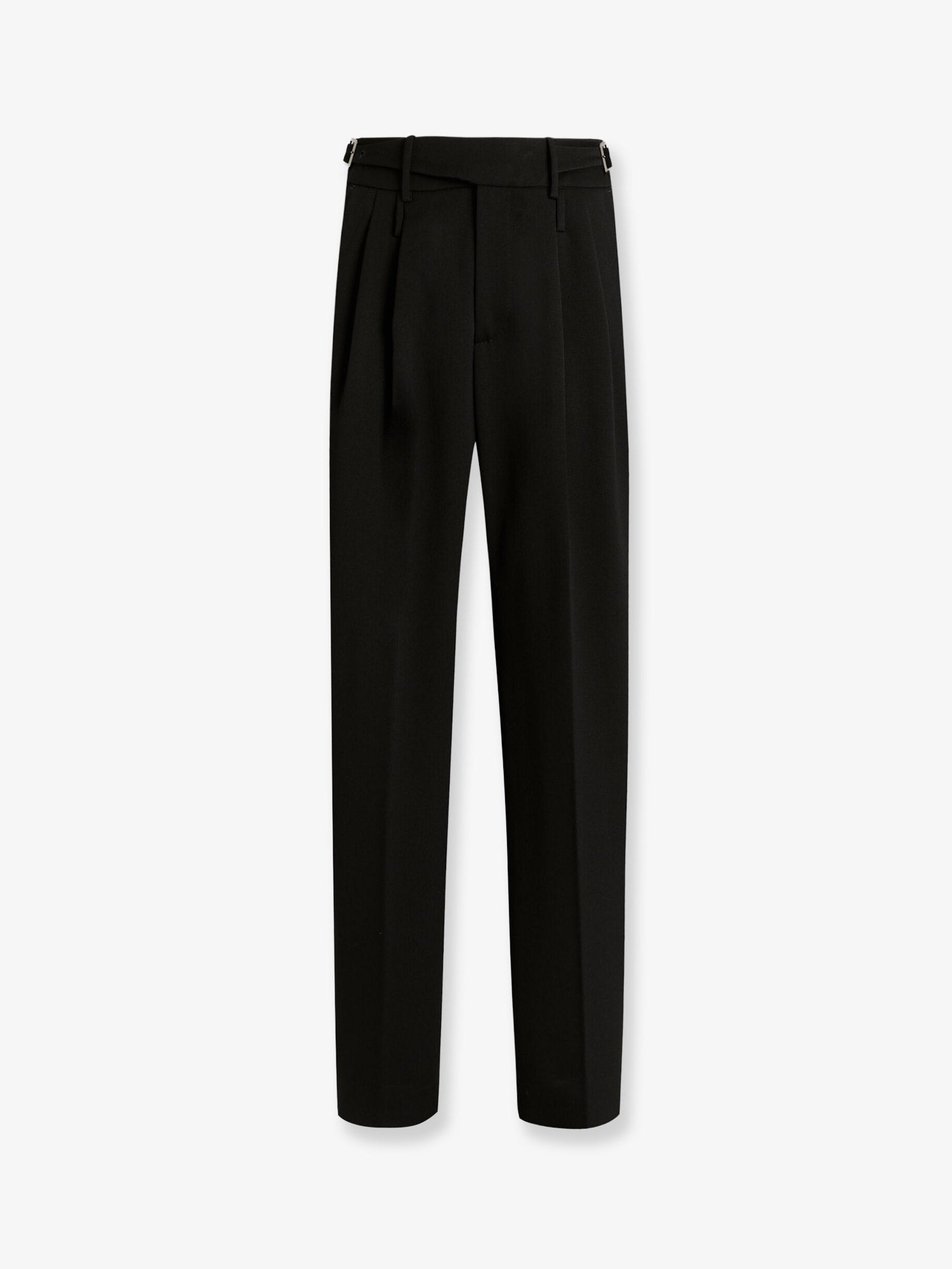Dolce & Gabbana Virgin Wool Trousers With Frontal Pinces