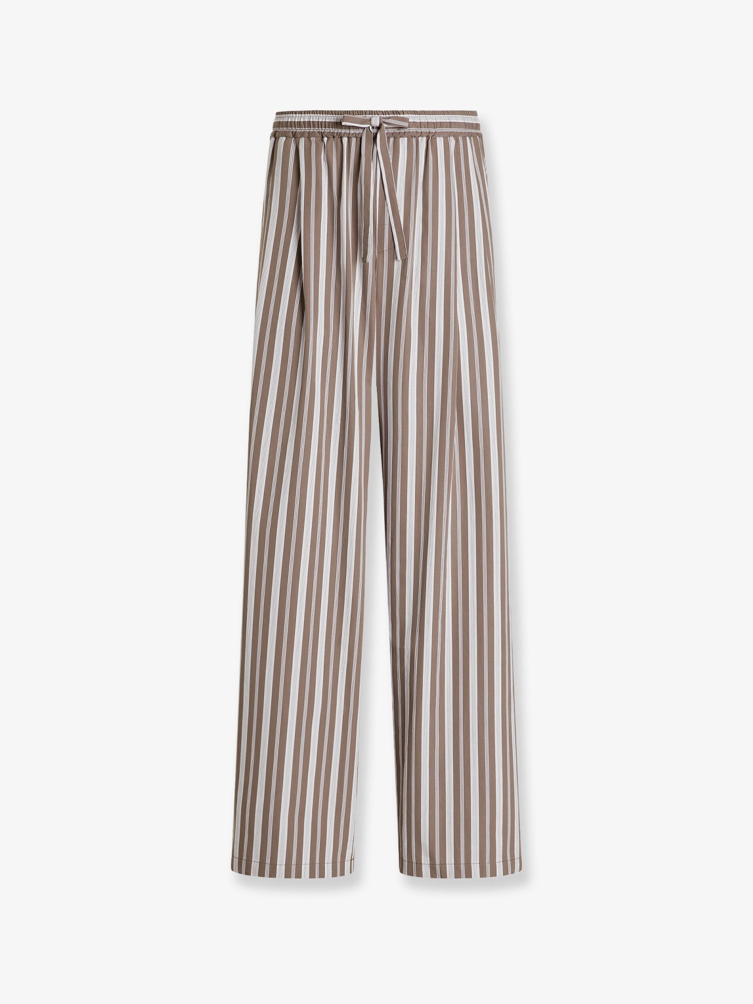 Dolce & Gabbana Pantaloni Vanity In Misto Cotone Con Motivo A Righe