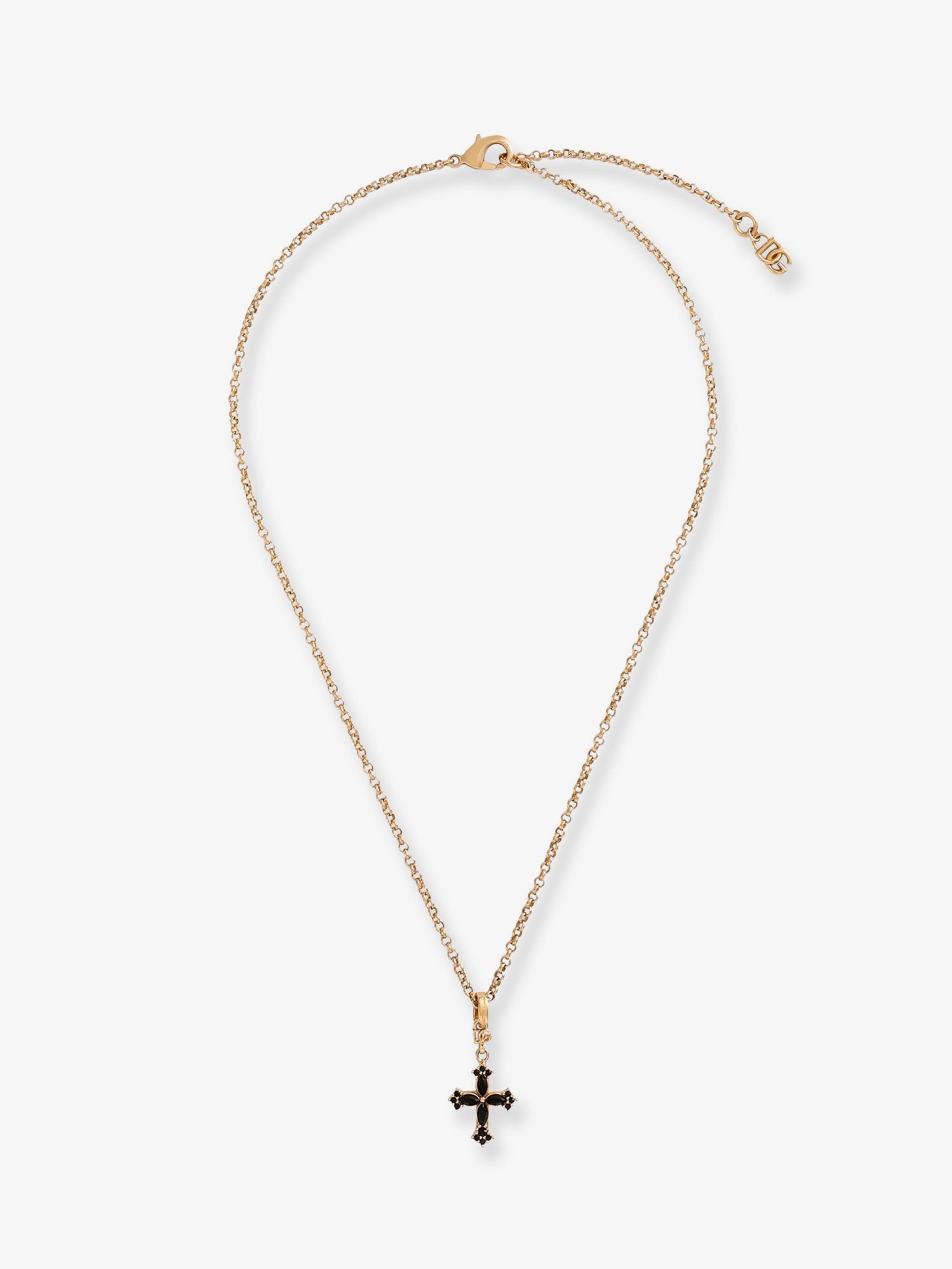 Dolce & Gabbana Metal Necklace With Rhinestone Detail