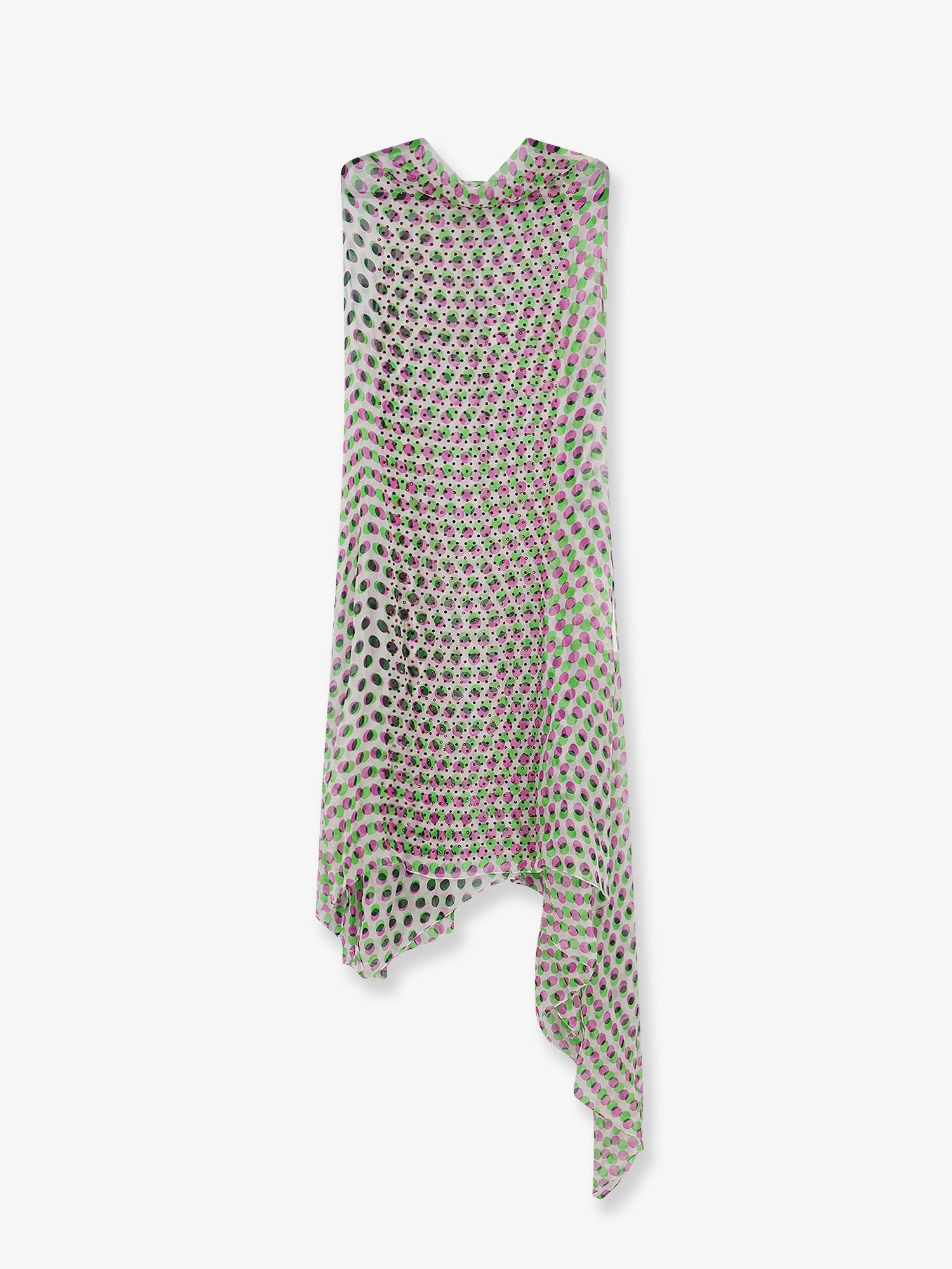 Dries Van Noten Multicolor Silk Dress