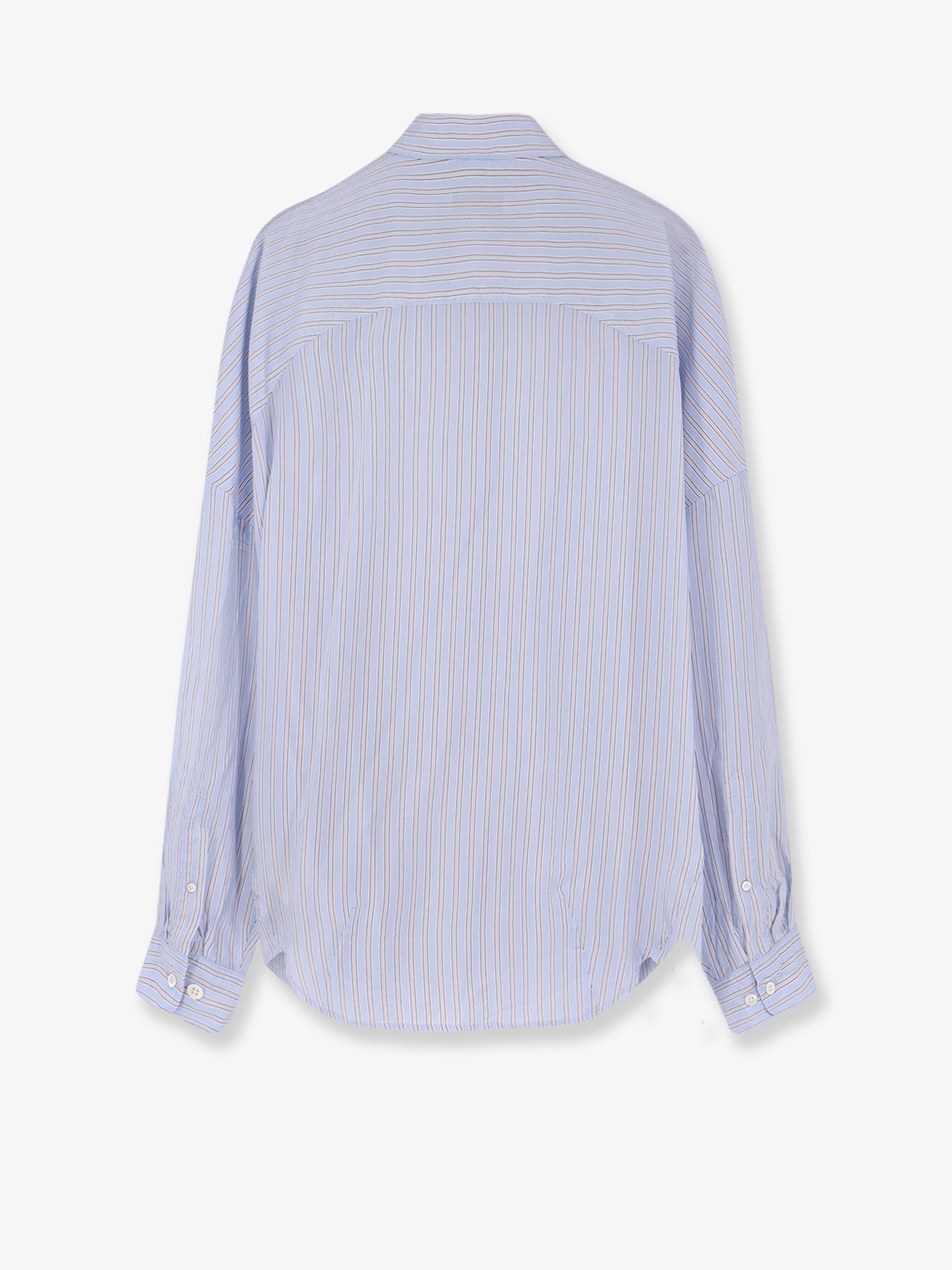 Dries Van Noten Casia Cupro Shirt With Striped Pattern