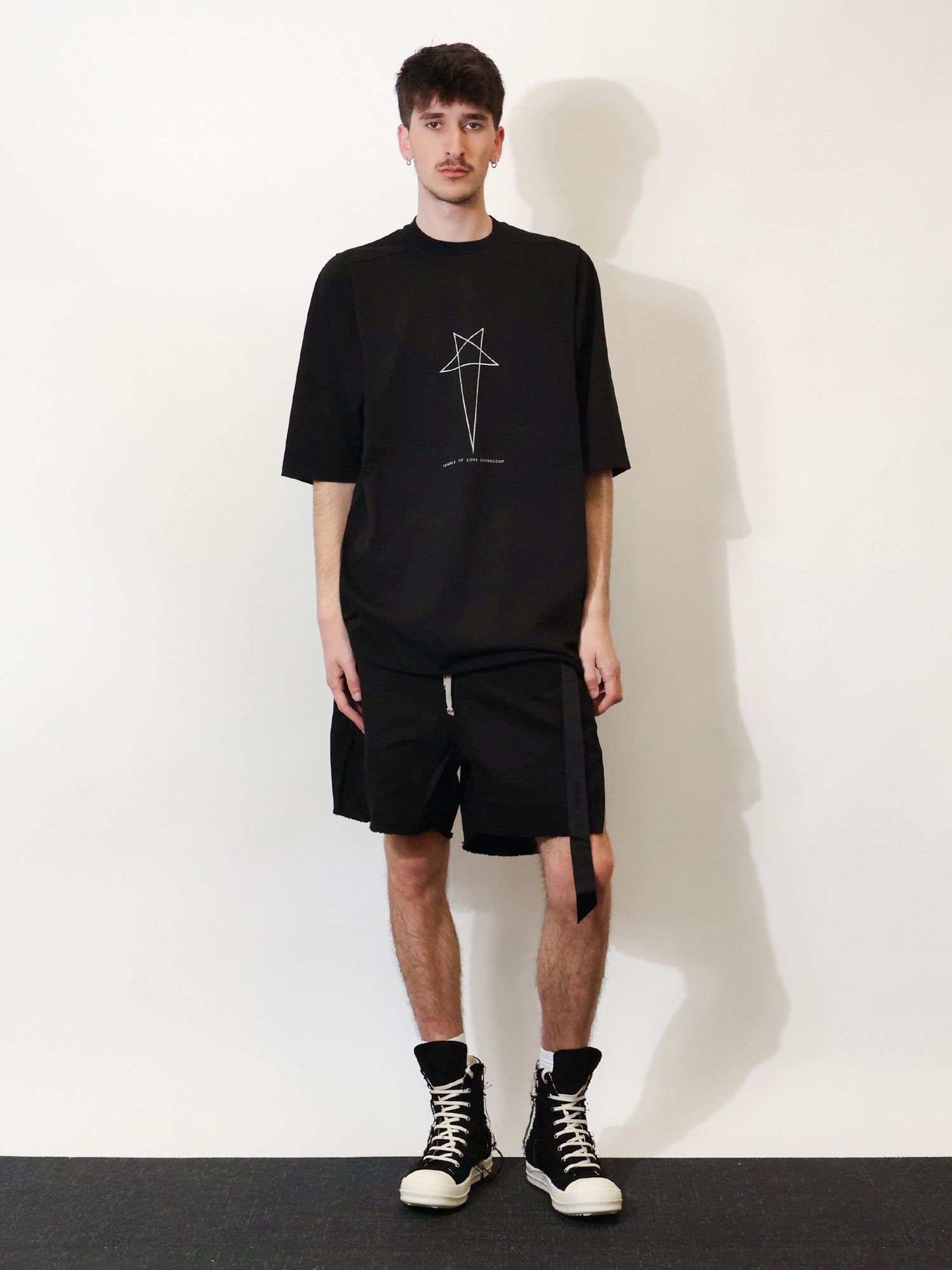 DRKSHDW Cotton T-shirt With Logo On The Front