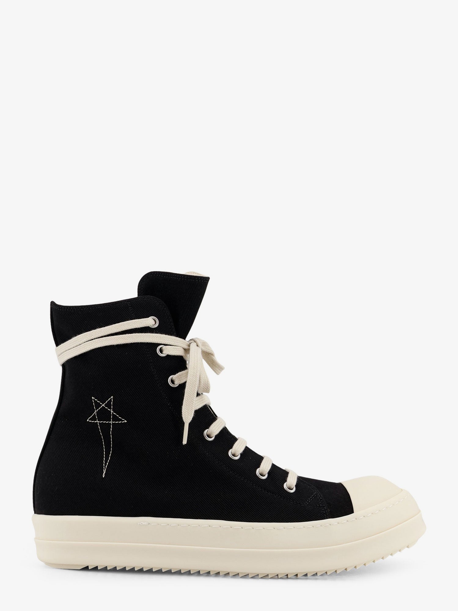 DRKSHDW Denim Sneakers With Side Embroidered Logo