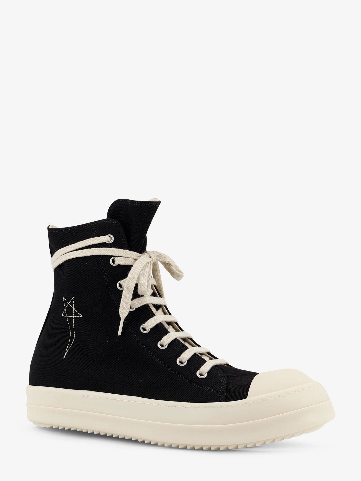 DRKSHDW Denim Sneakers With Side Embroidered Logo