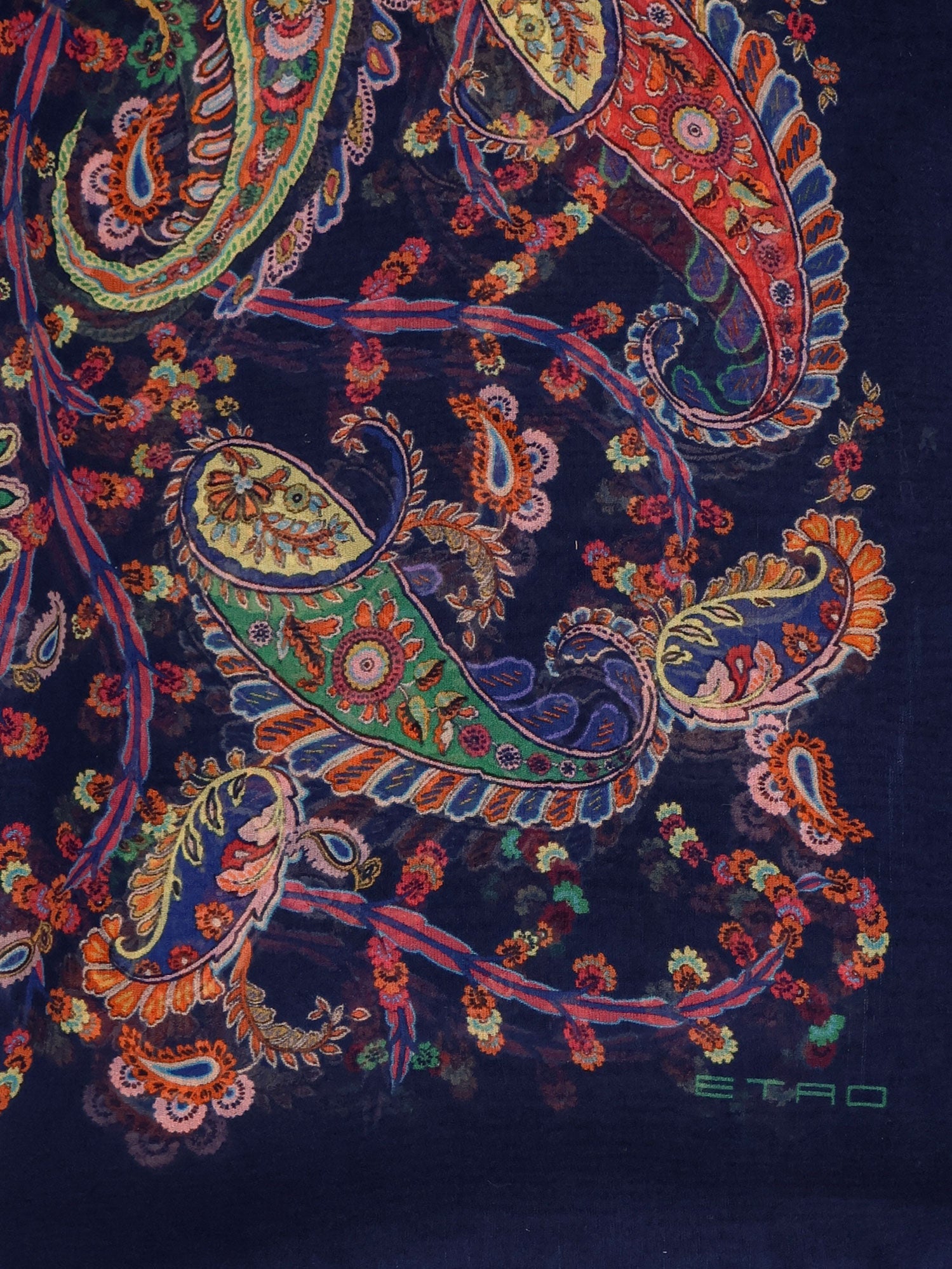 Etro Multicolor Silk Scarf