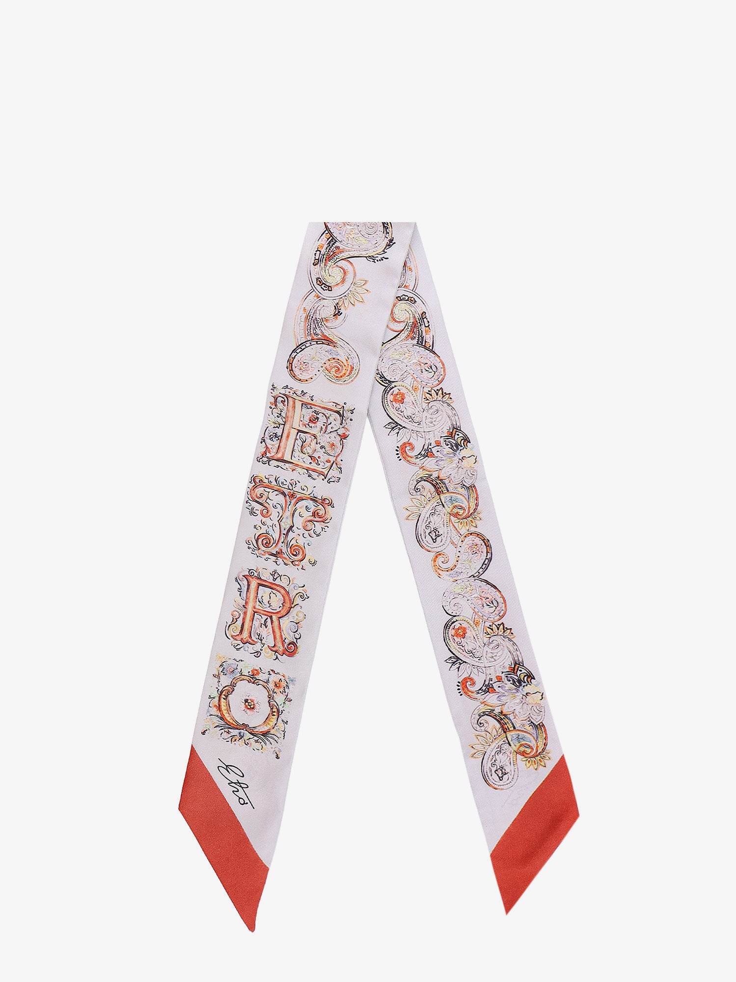 Etro Silk Bandeau With Paisley Print