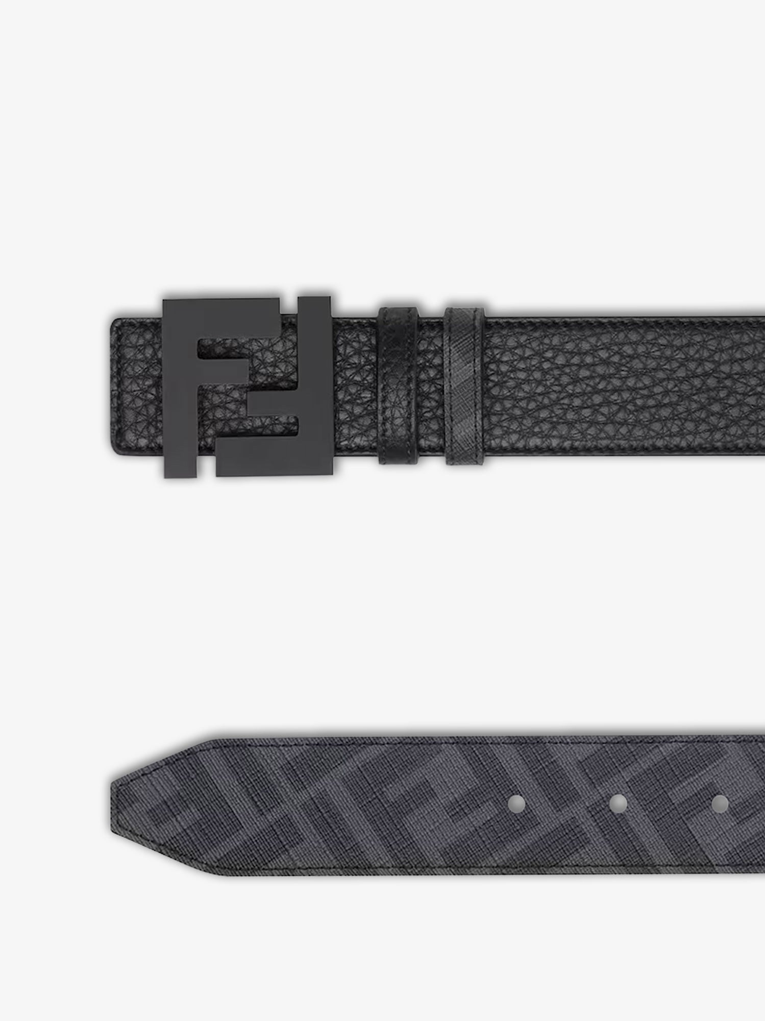 Fendi Ff Reversible Leather Belt