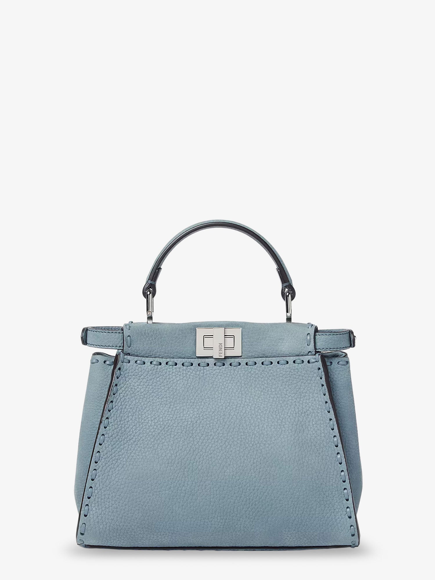 Fendi Peekaboo Mini Leather Crossbody Bag