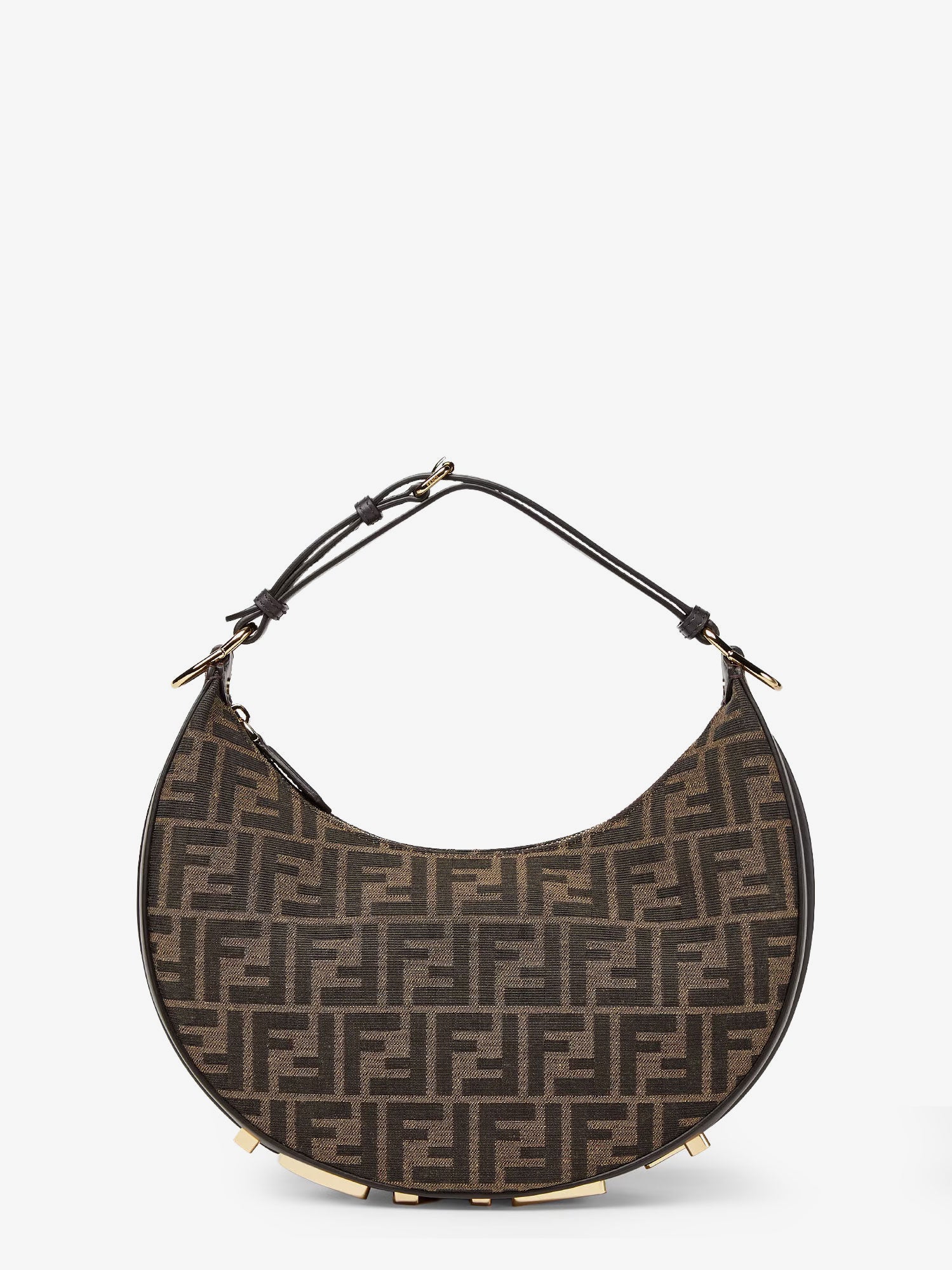 Fendi Fendigraphy Small Ff Jacquard Fabric Handbag
