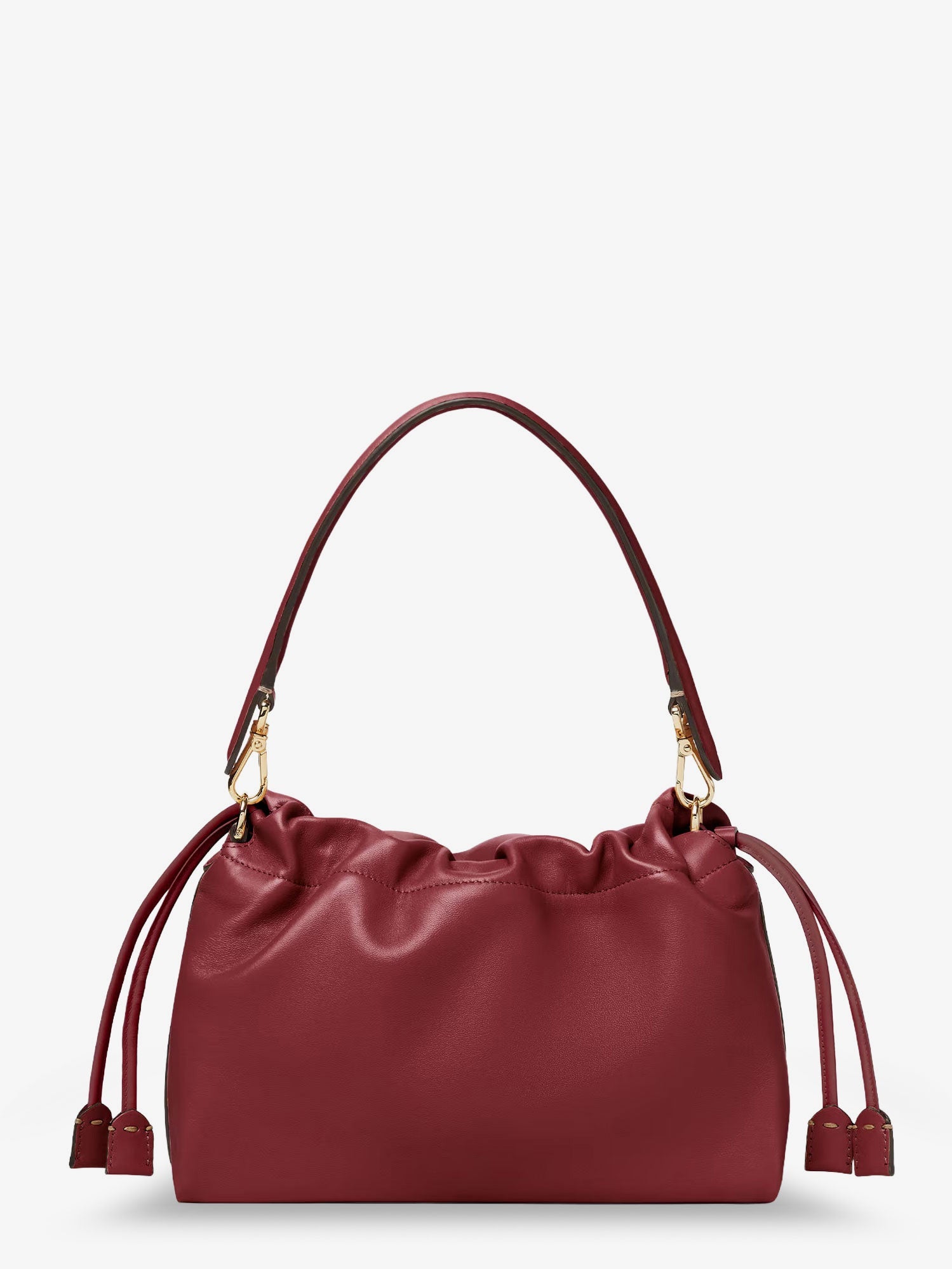 Fendi Mamma Baguette Medium Leather Crossbody Bag