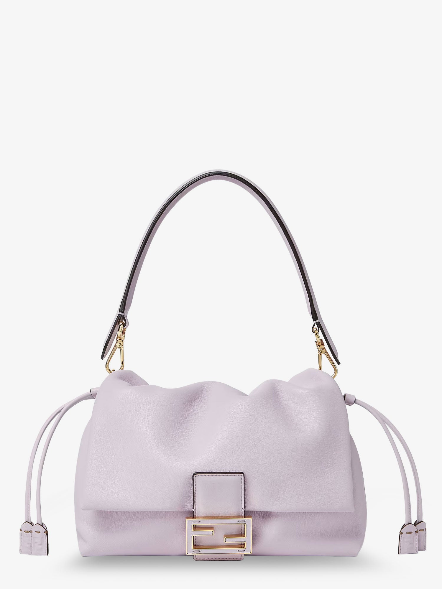 Fendi Mamma Baguette Medium Leather Crossbody Bag