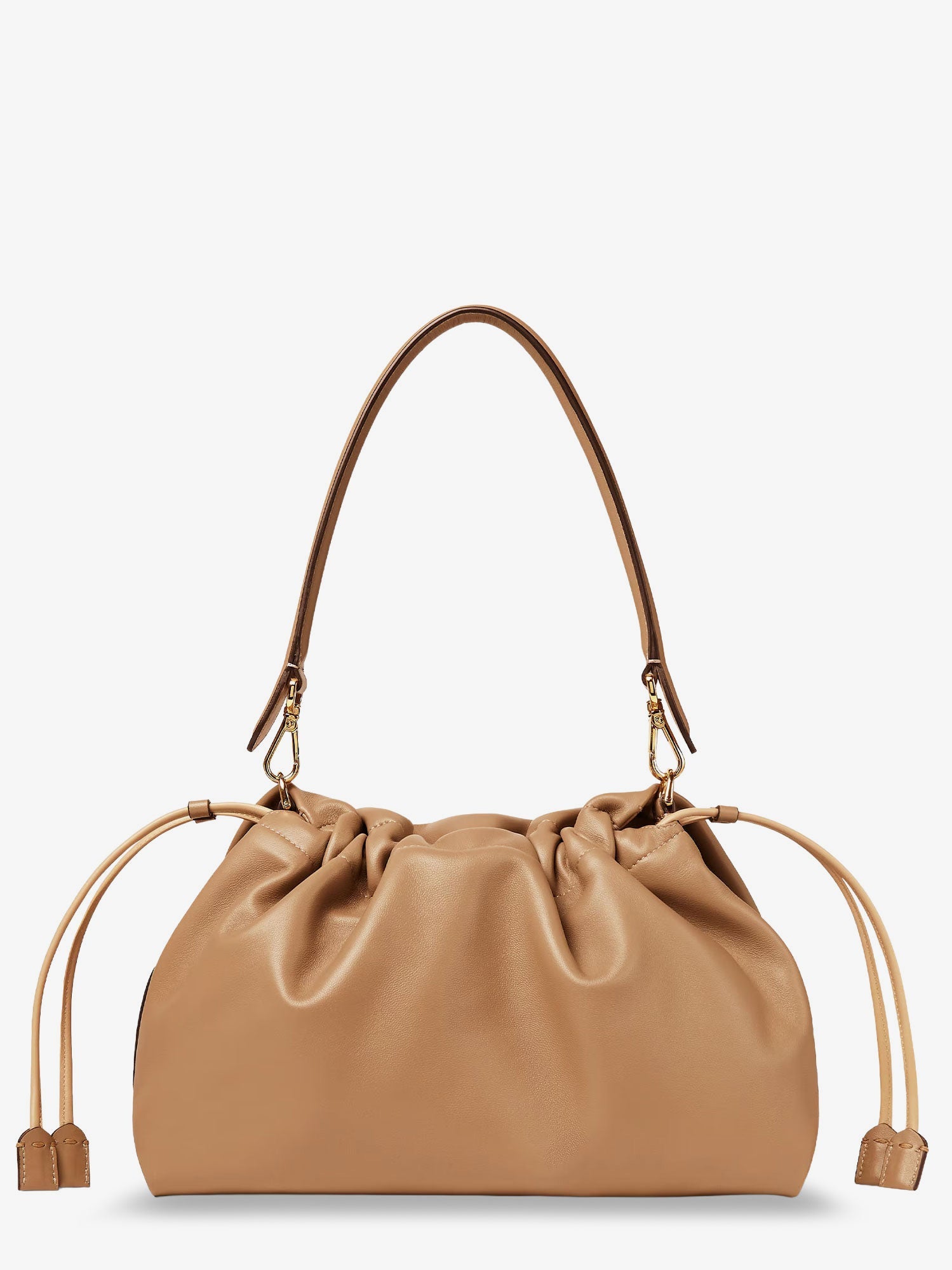 Fendi Mamma Baguette Large Leather Shoulder Bag