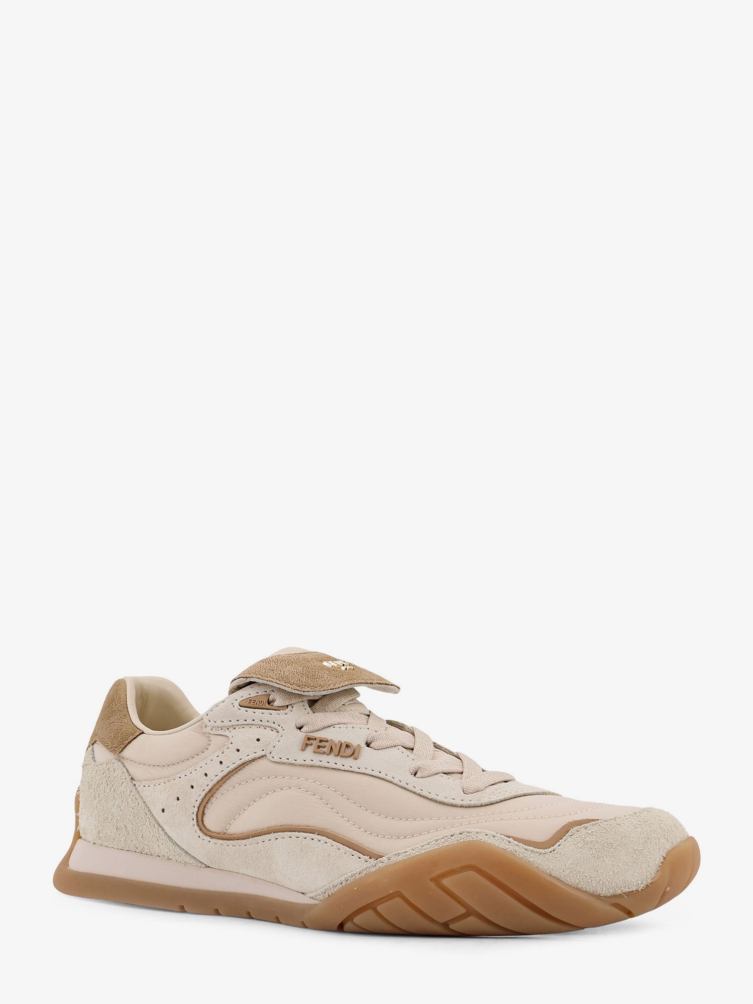 Fendi Fendi Wave Pulse Suede Sneakers