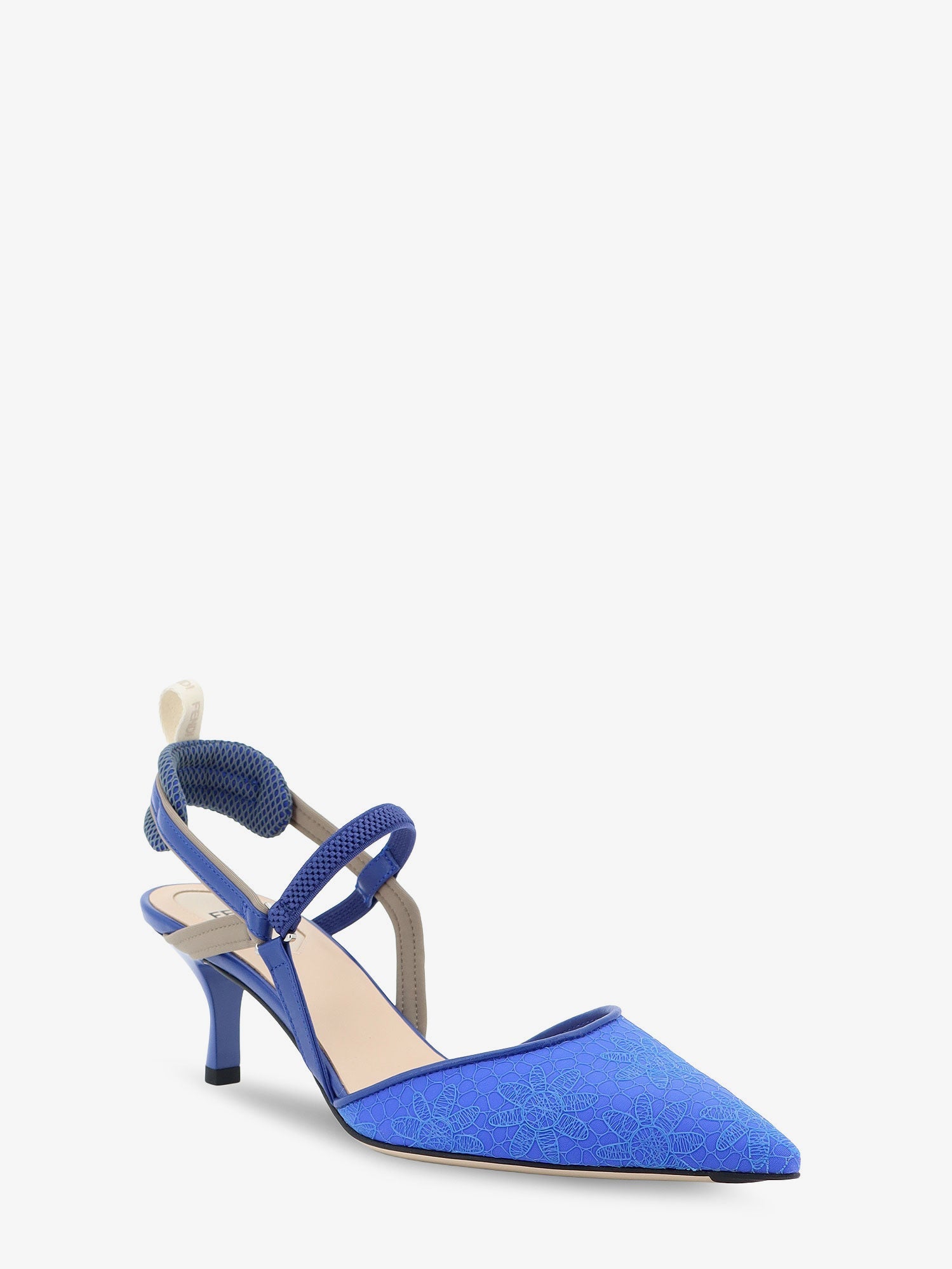 Fendi Colibrì Lite Mesh And Leather Pumps