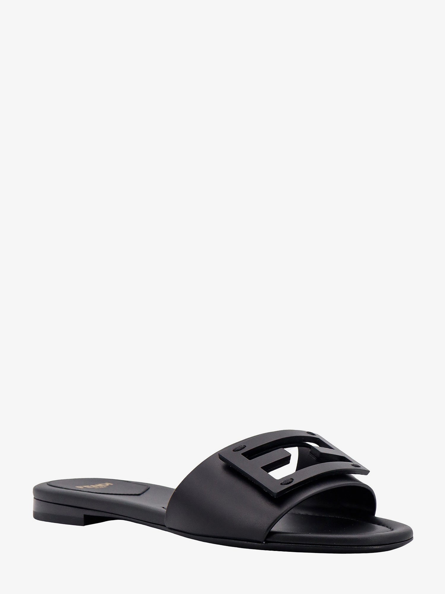 Fendi Leather Baguette Sandals