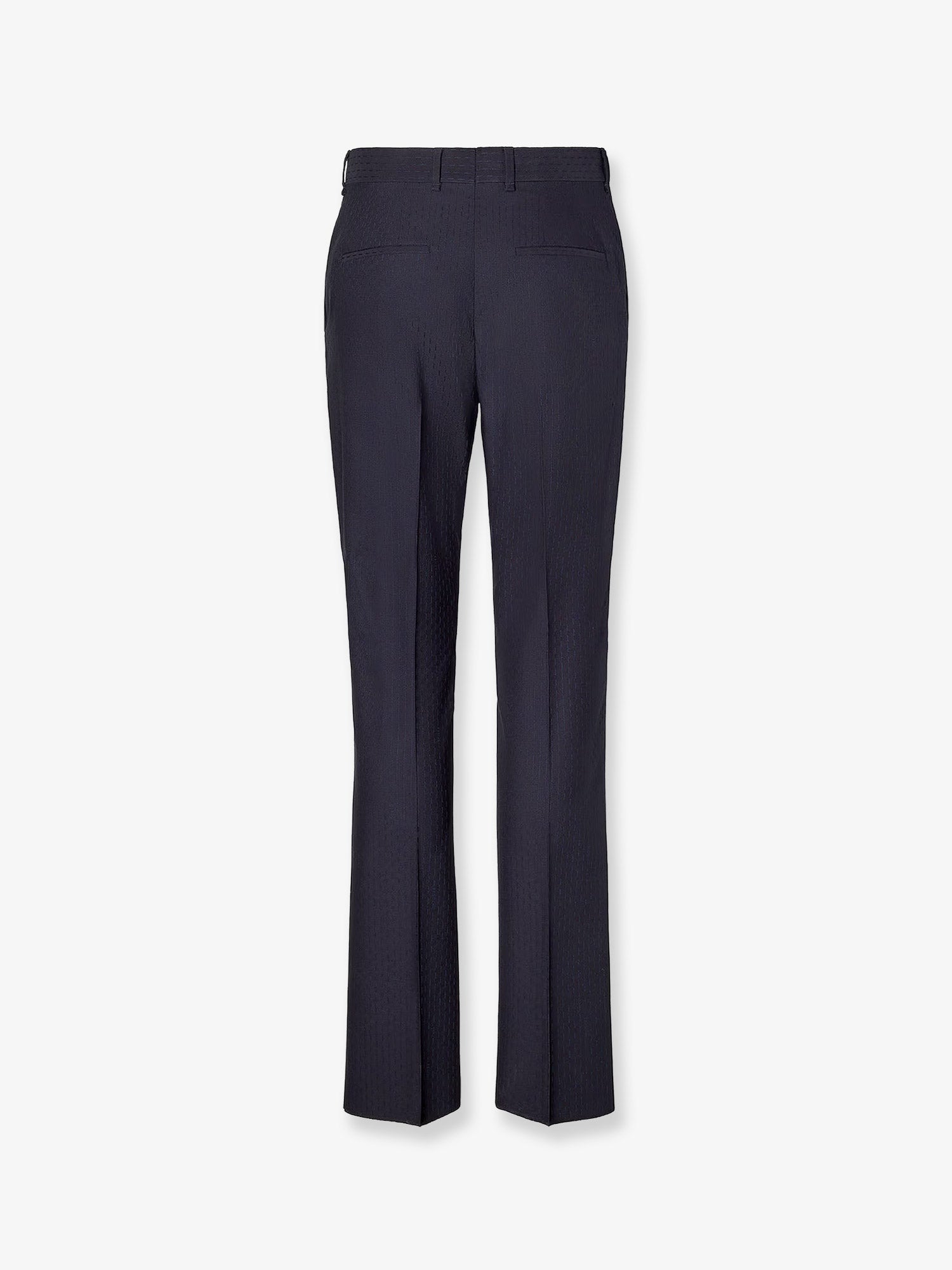 Fendi Trousers Wool Tonal Stitching
