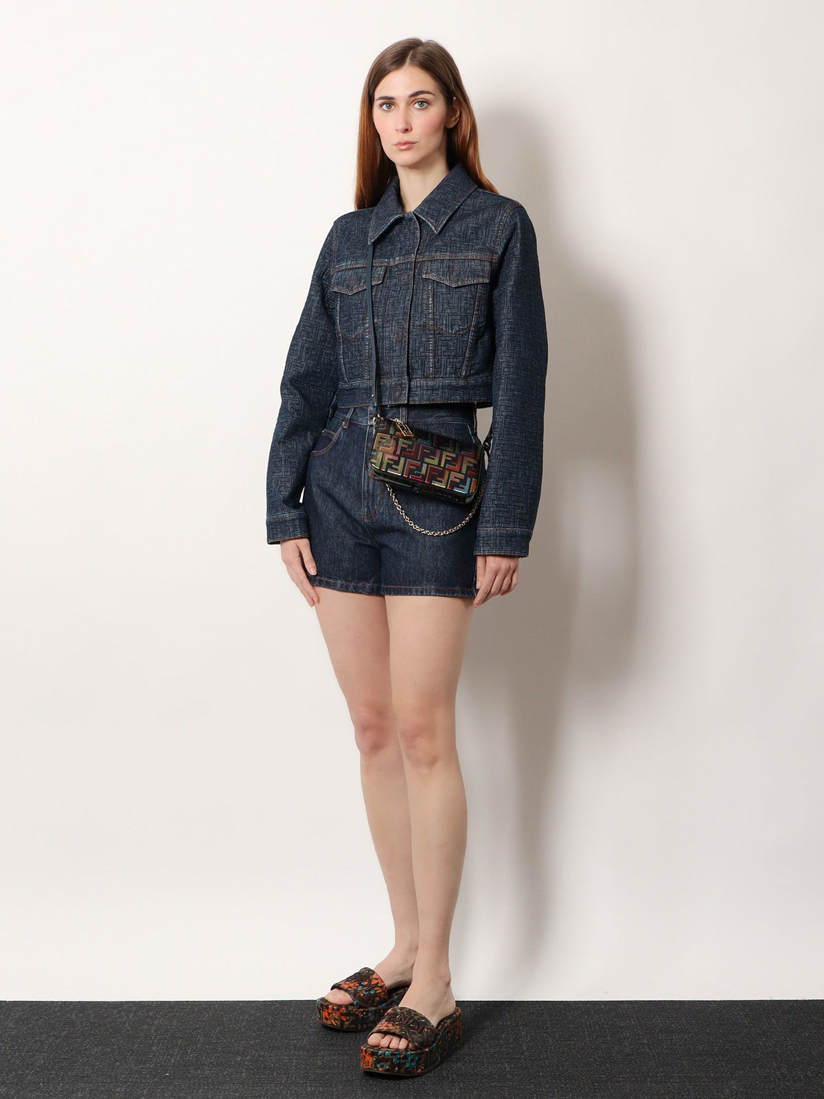Fendi Denim Shorts